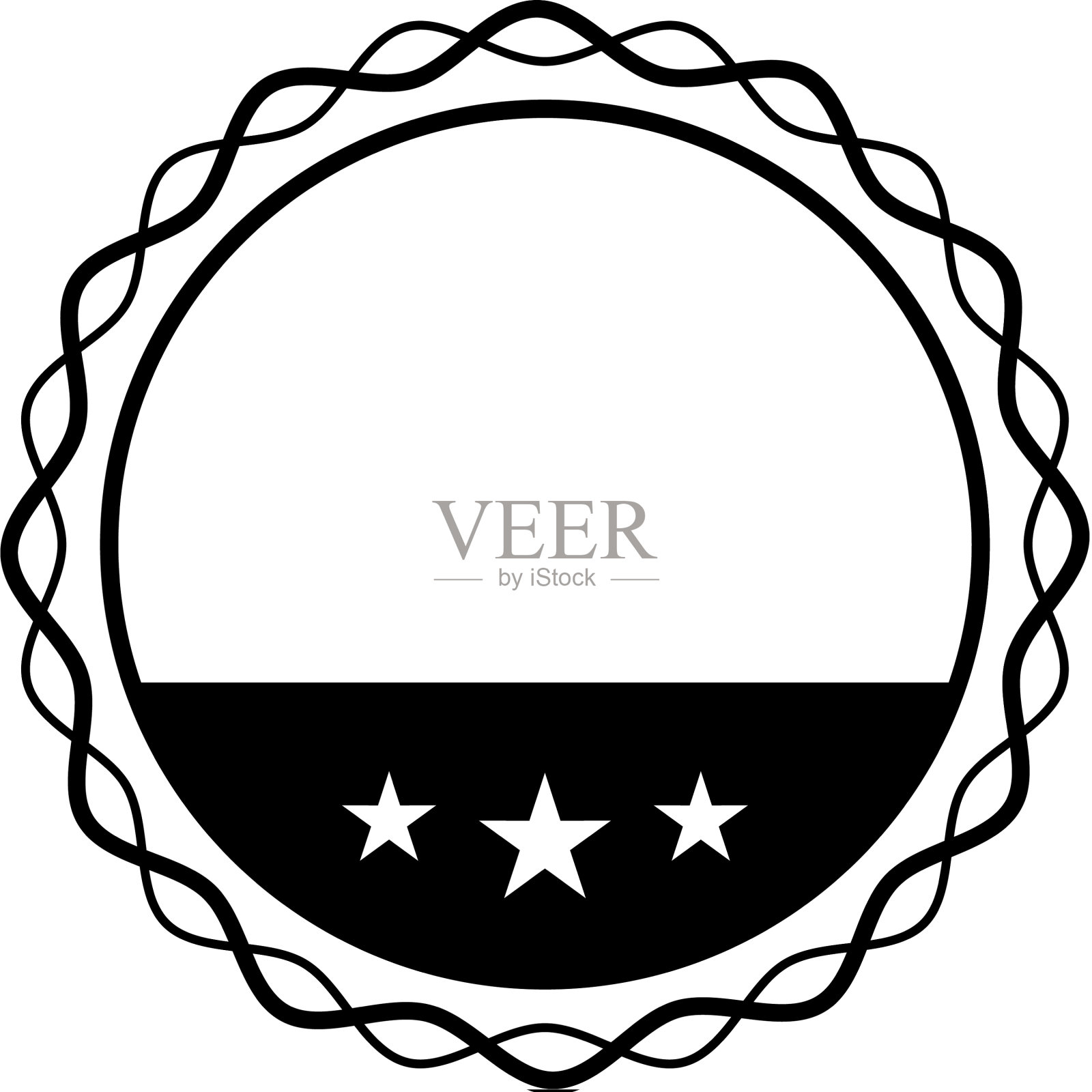 复古复古的徽章空白标签标志图标素材