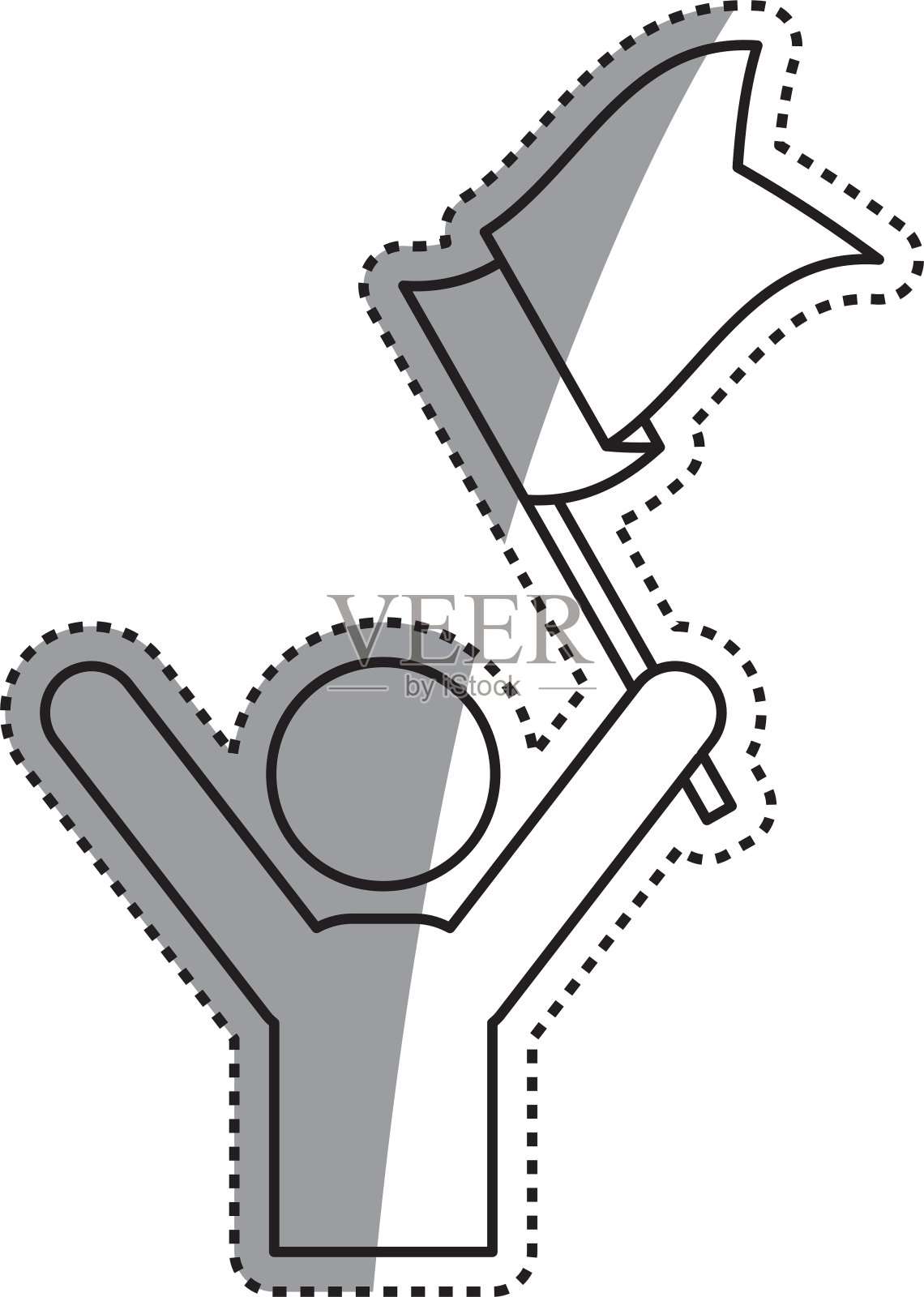 成功男人pictrogram设计元素图片