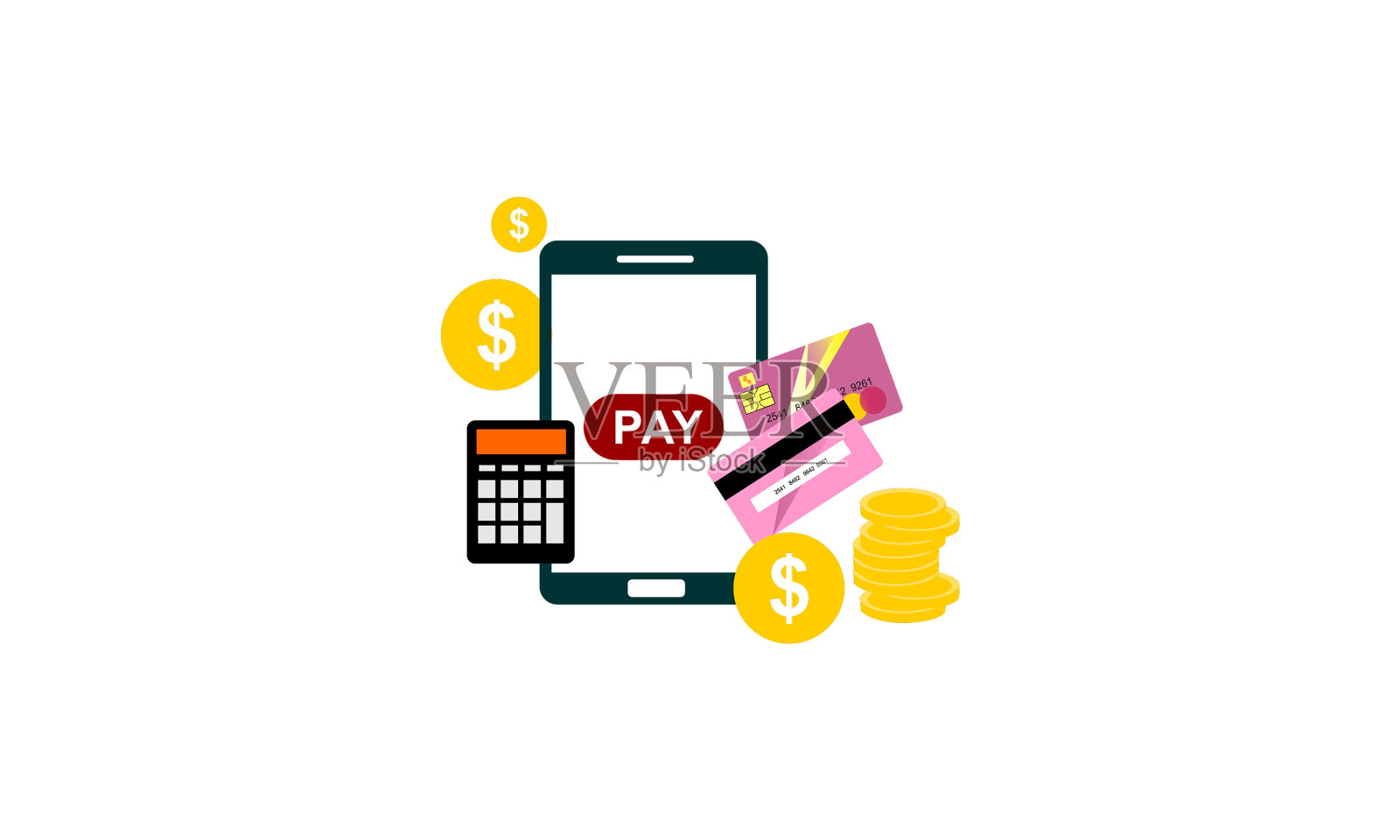 工资支付平设计横幅日志插画图片素材