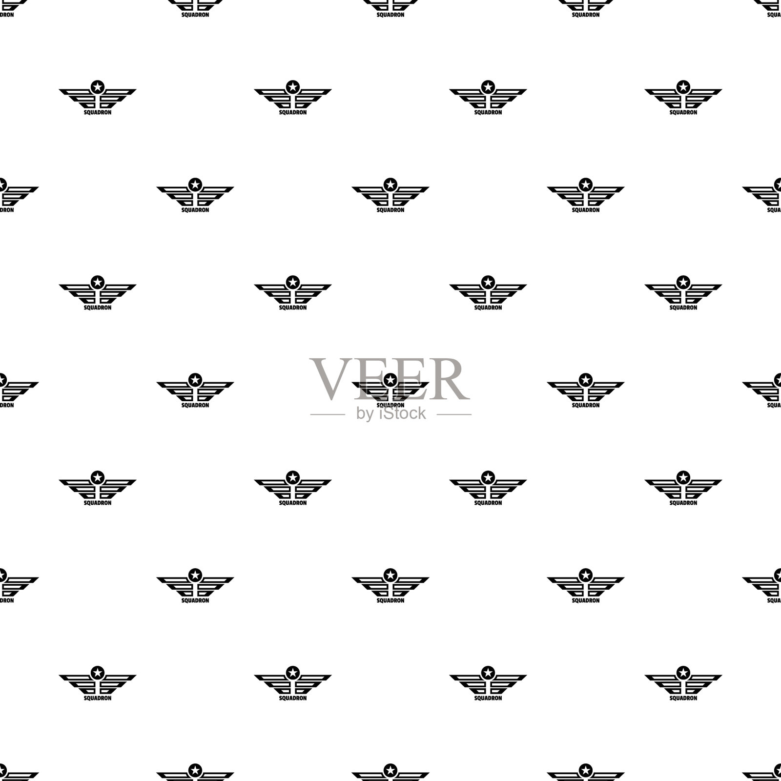 中队模式无缝插画图片素材