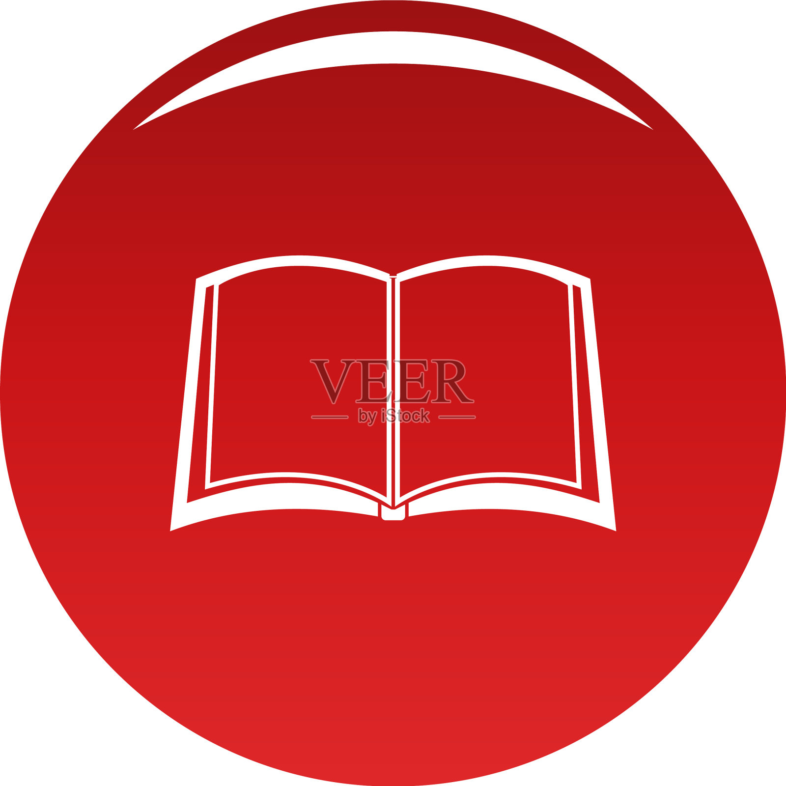 书大学图标红色图标素材