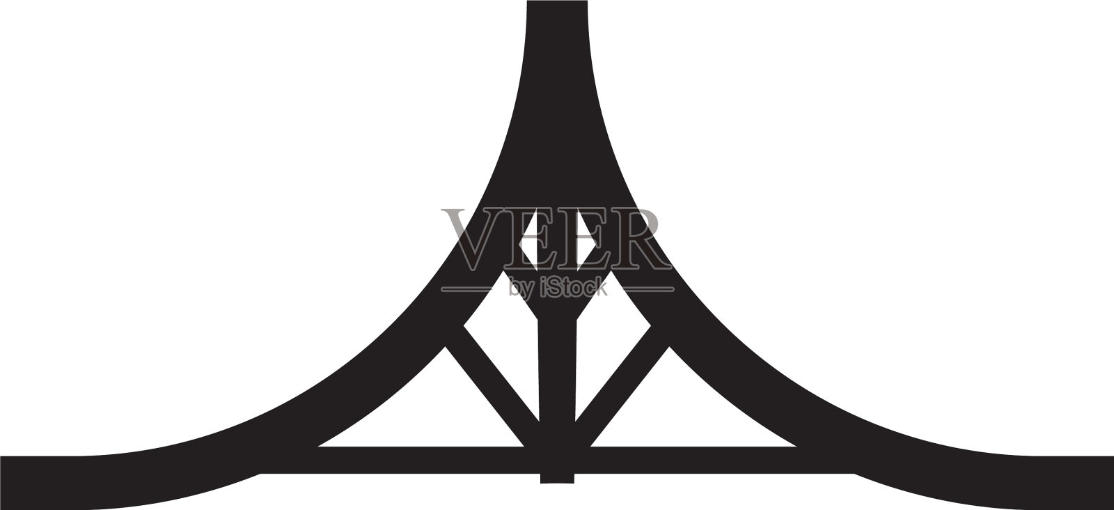 双滑板公园图标简单的风格图标素材