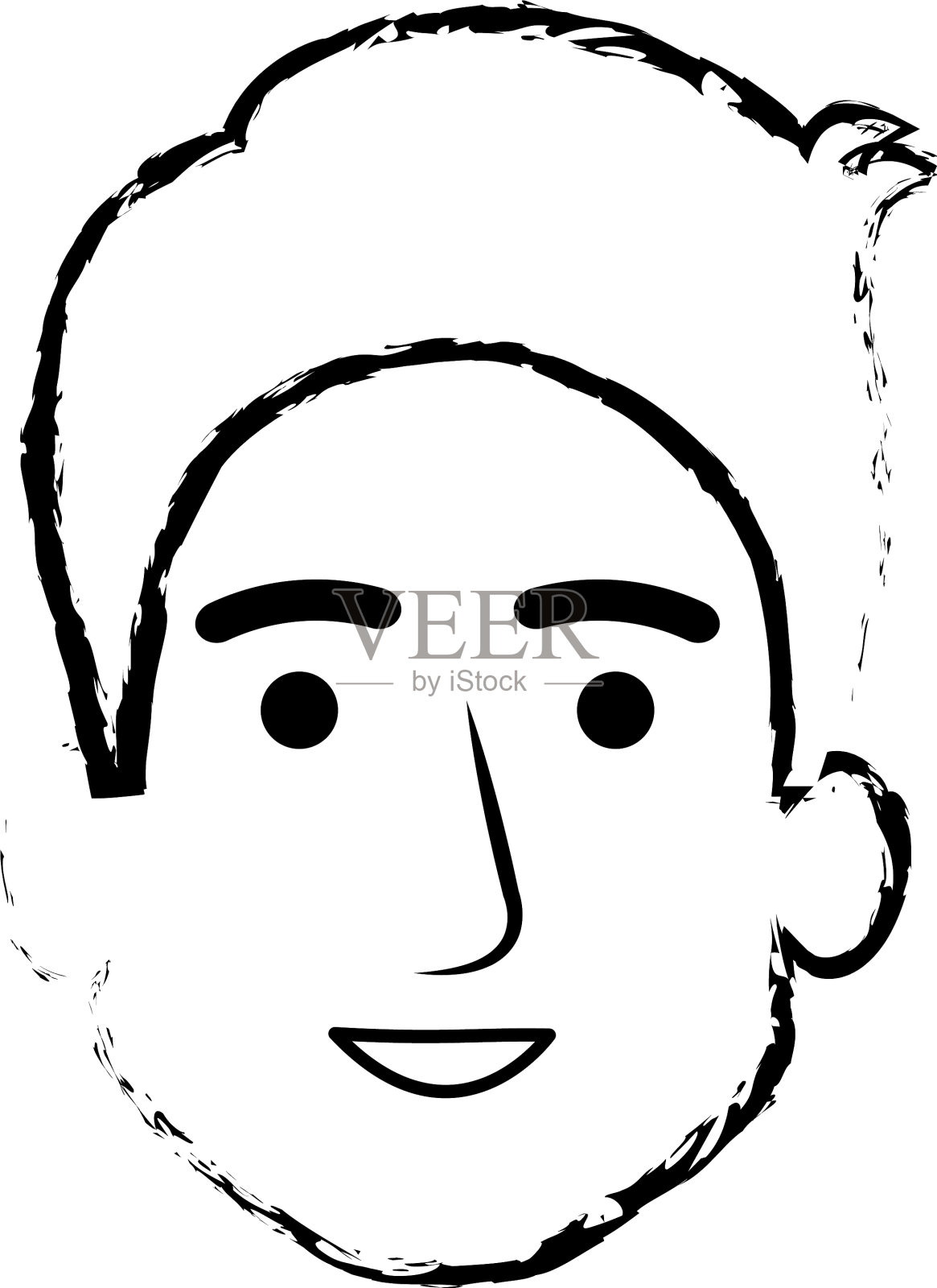 年轻人头像角色设计元素图片