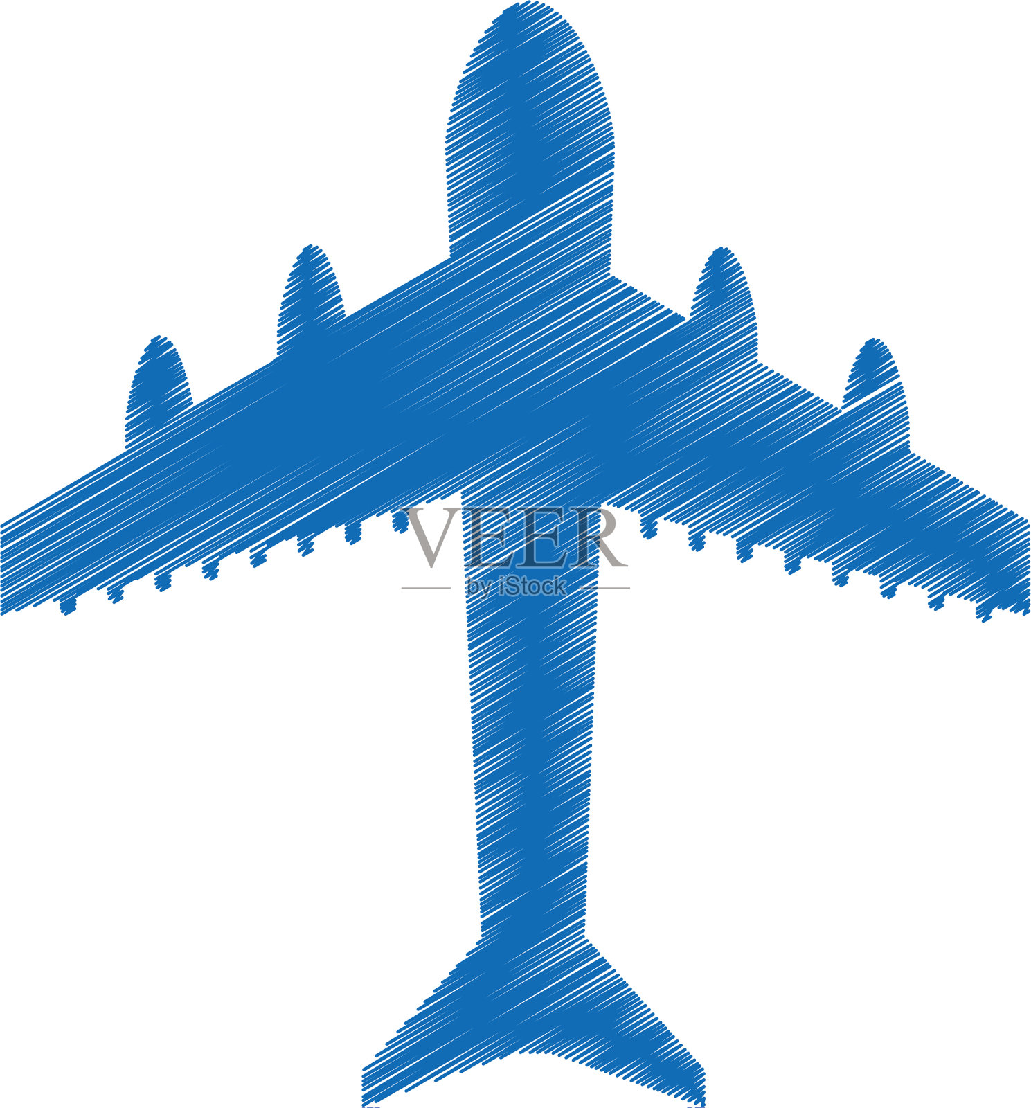 飞机飞行孤立图标设计元素图片