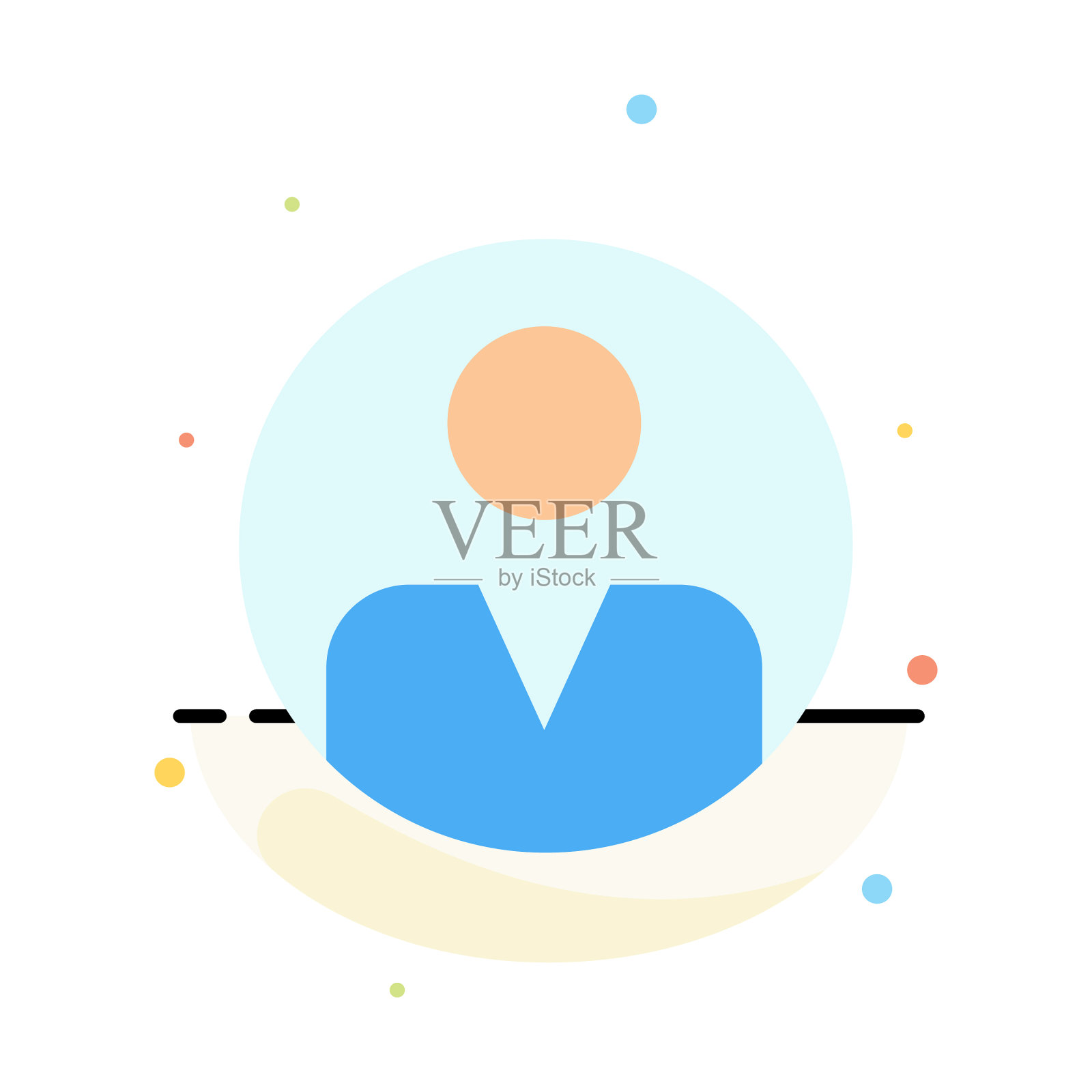 个人个性化配置文件用户摘要插画图片素材