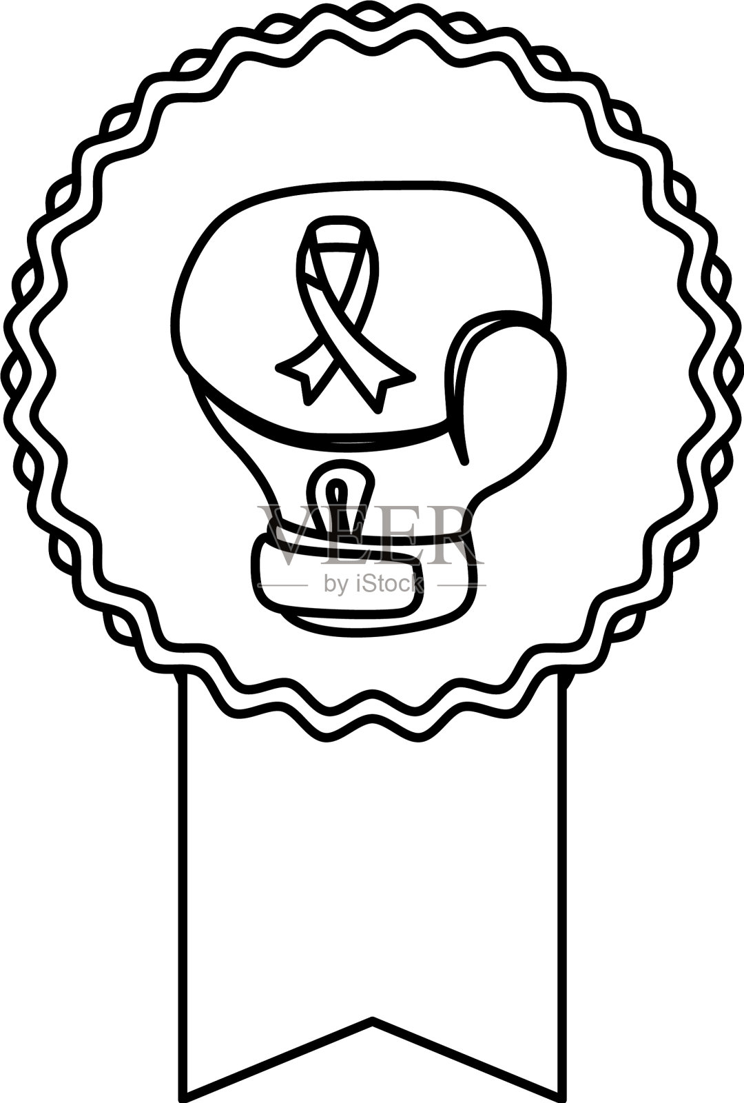 乳腺癌运动标志设计元素图片