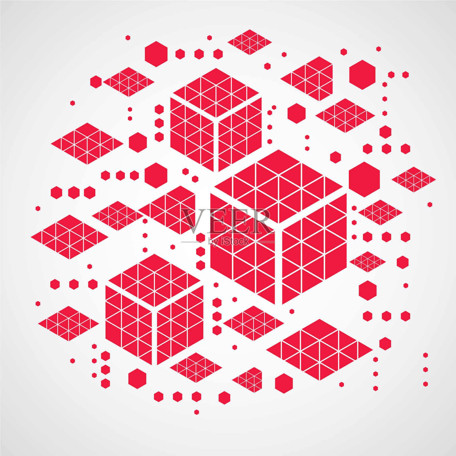 模块化包豪斯背景从简单创建插画图片素材