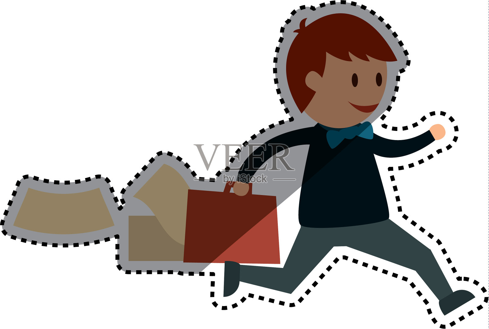 商人企业家卡通设计元素图片