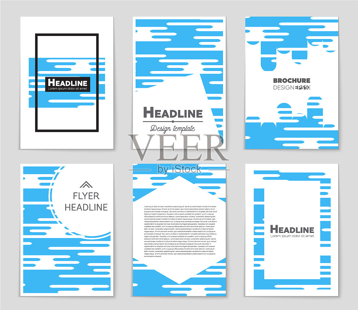 抽象布局的艺术背景设置设计模板素材