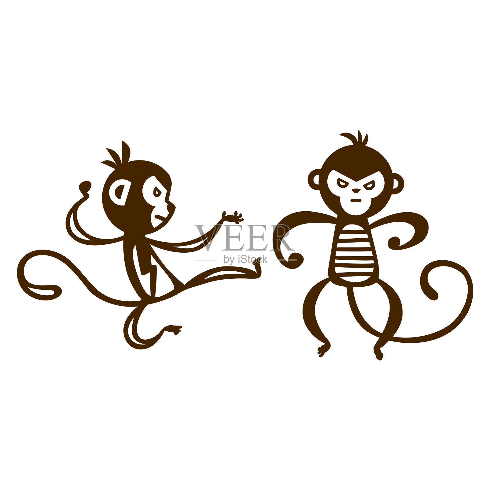 猴子设计元素图片