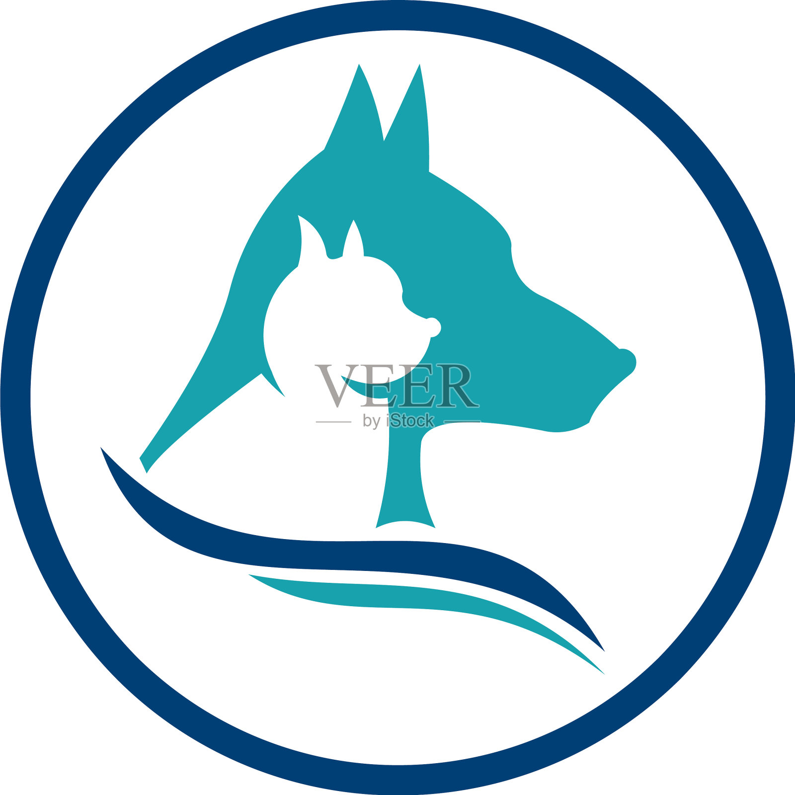 宠物的标志设计元素图片