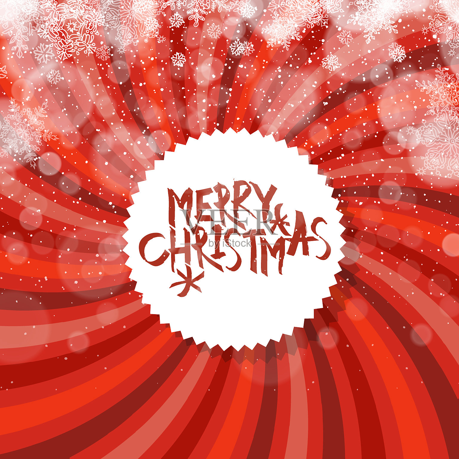 圣诞快乐抽象背景阳光和插画图片素材