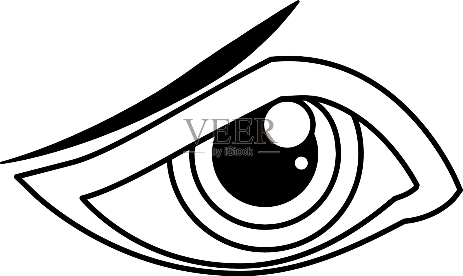 人眼的象征设计元素图片