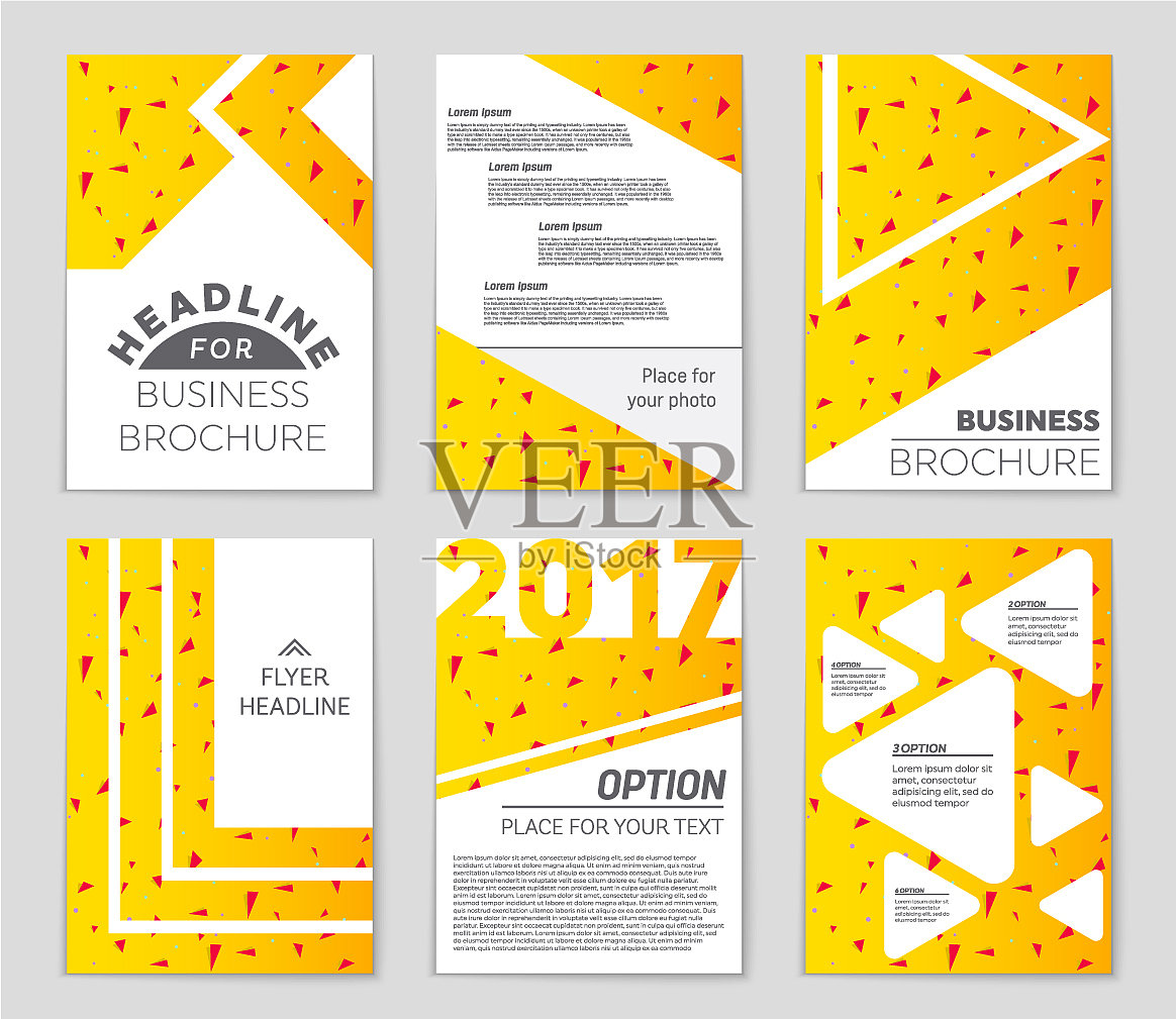 抽象布局的艺术背景设置插画图片素材