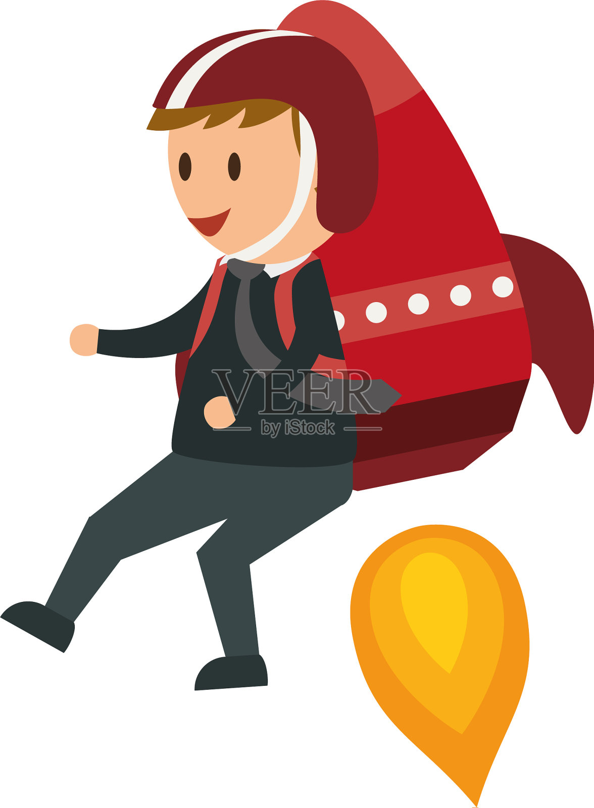 商人企业家卡通设计元素图片