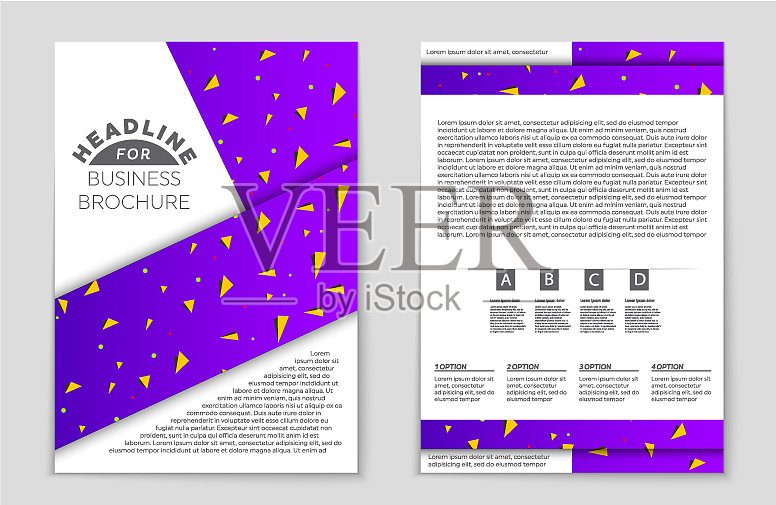 抽象布局的艺术背景设置插画图片素材