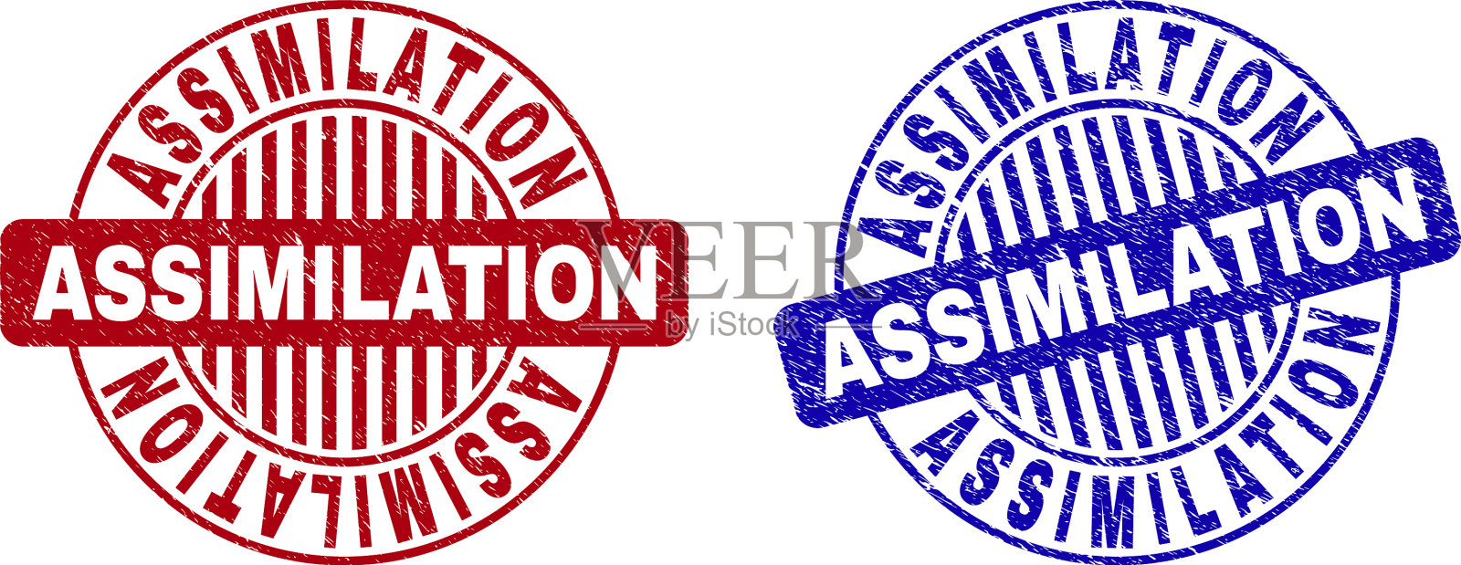 Grunge同化划破了水印插画图片素材