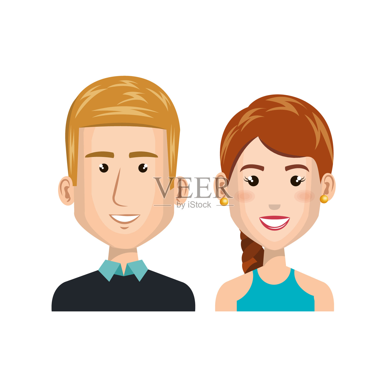 年轻人塑造的角色设计元素图片