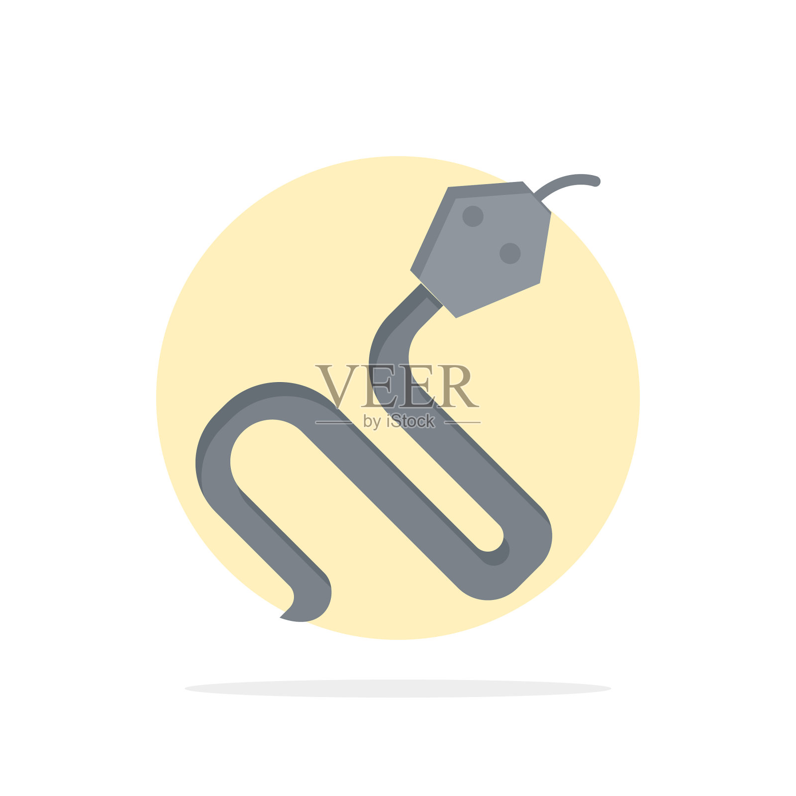 动物眼镜蛇印度王抽象圈插画图片素材