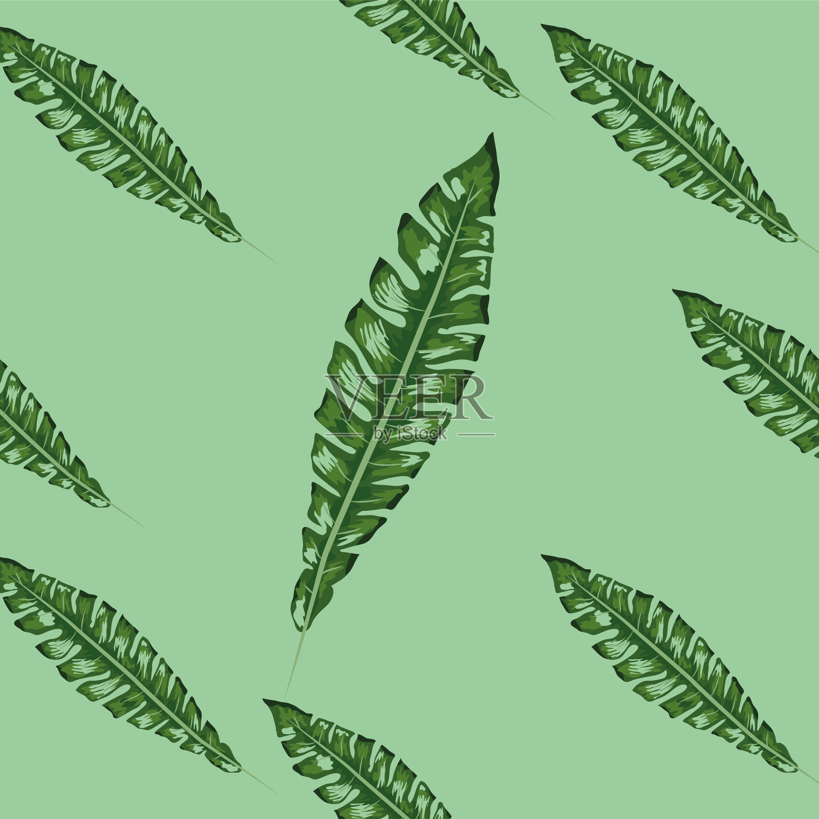 美丽无缝的花朵夏日图案搭配插画图片素材