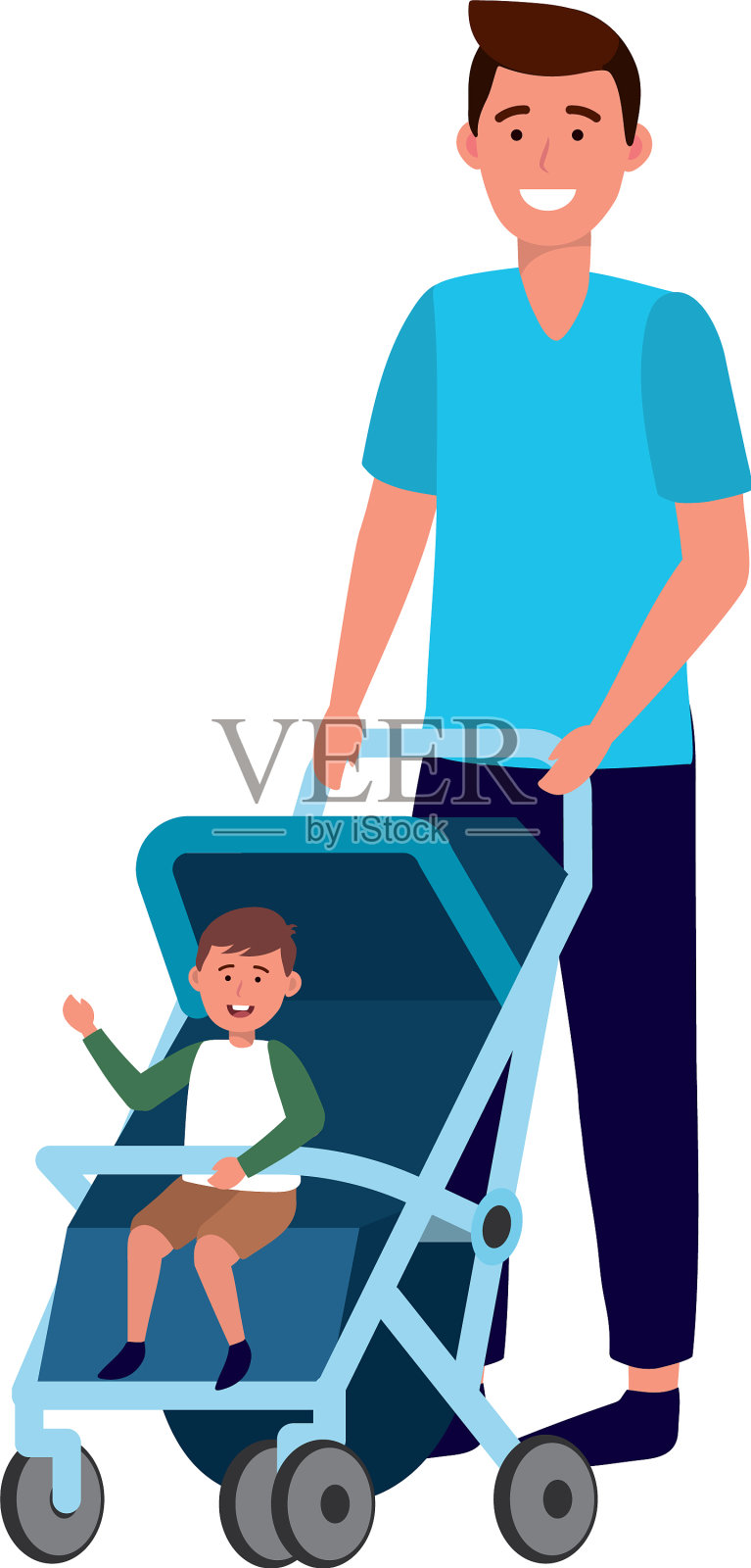 父亲与bacarriage设计元素图片