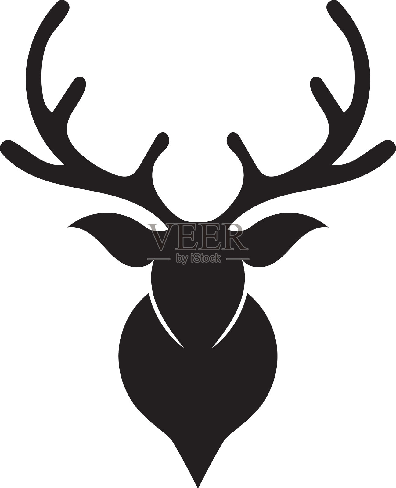 鹿图标设计设计元素图片