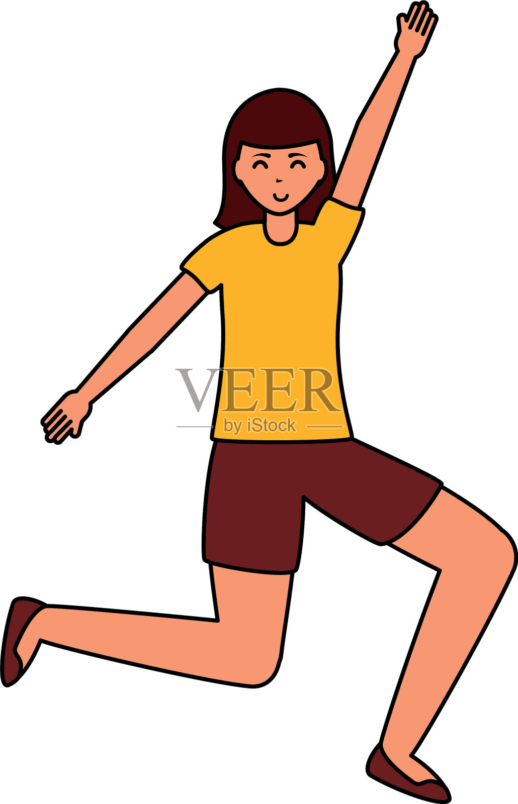 快乐青年平面设计设计元素图片