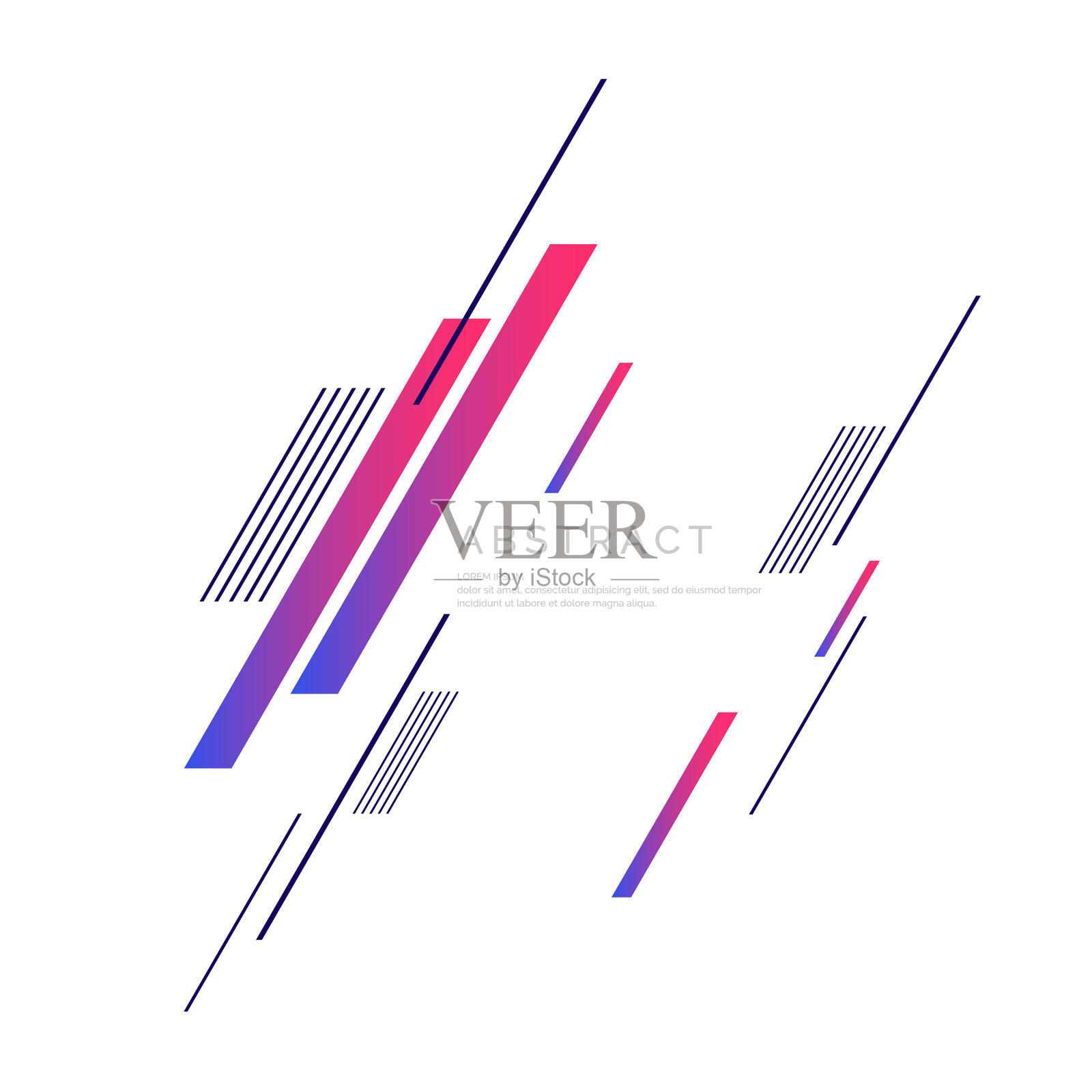 带有动态形状的抽象背景设计元素图片