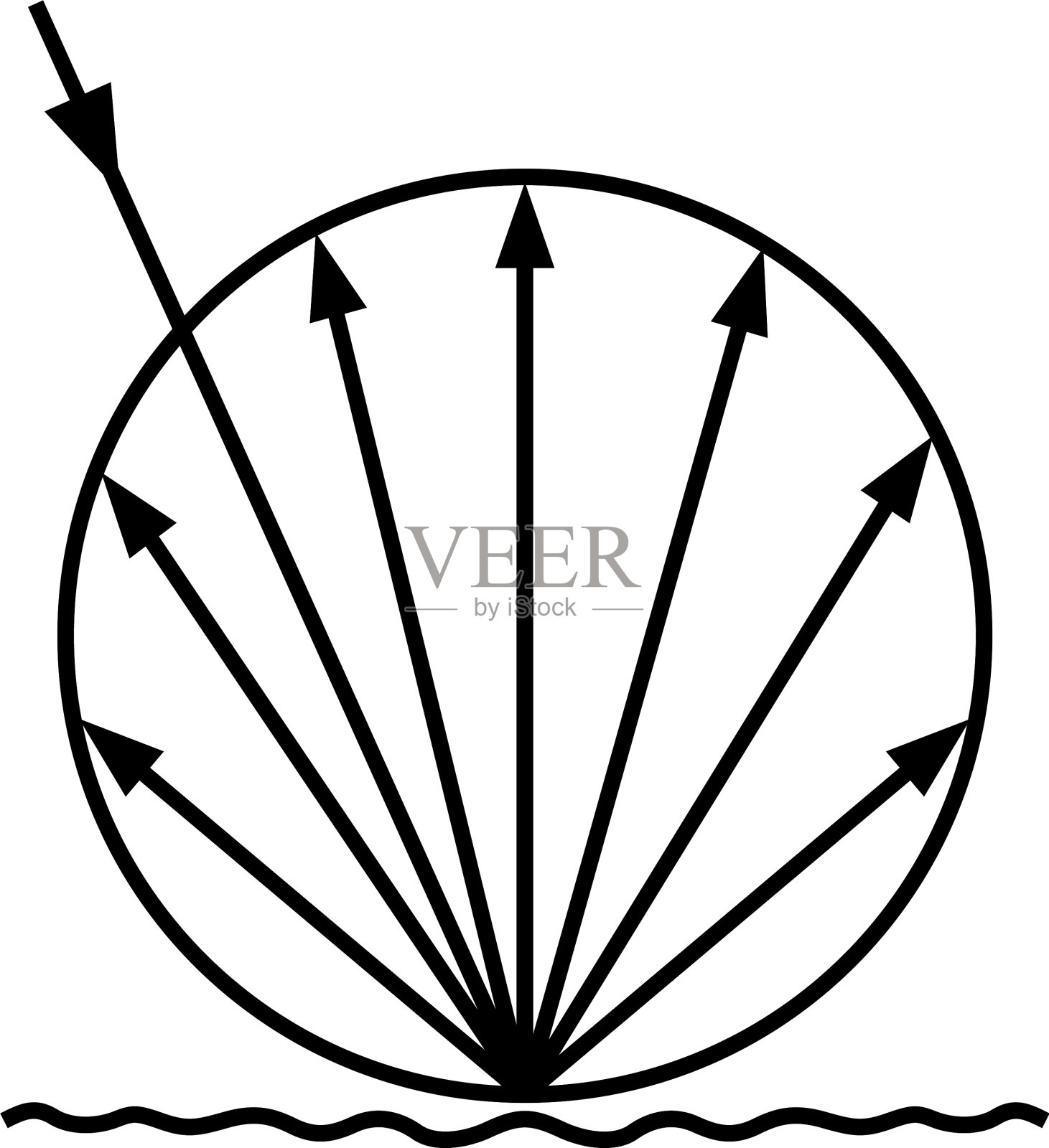 漫反射图设计元素图片