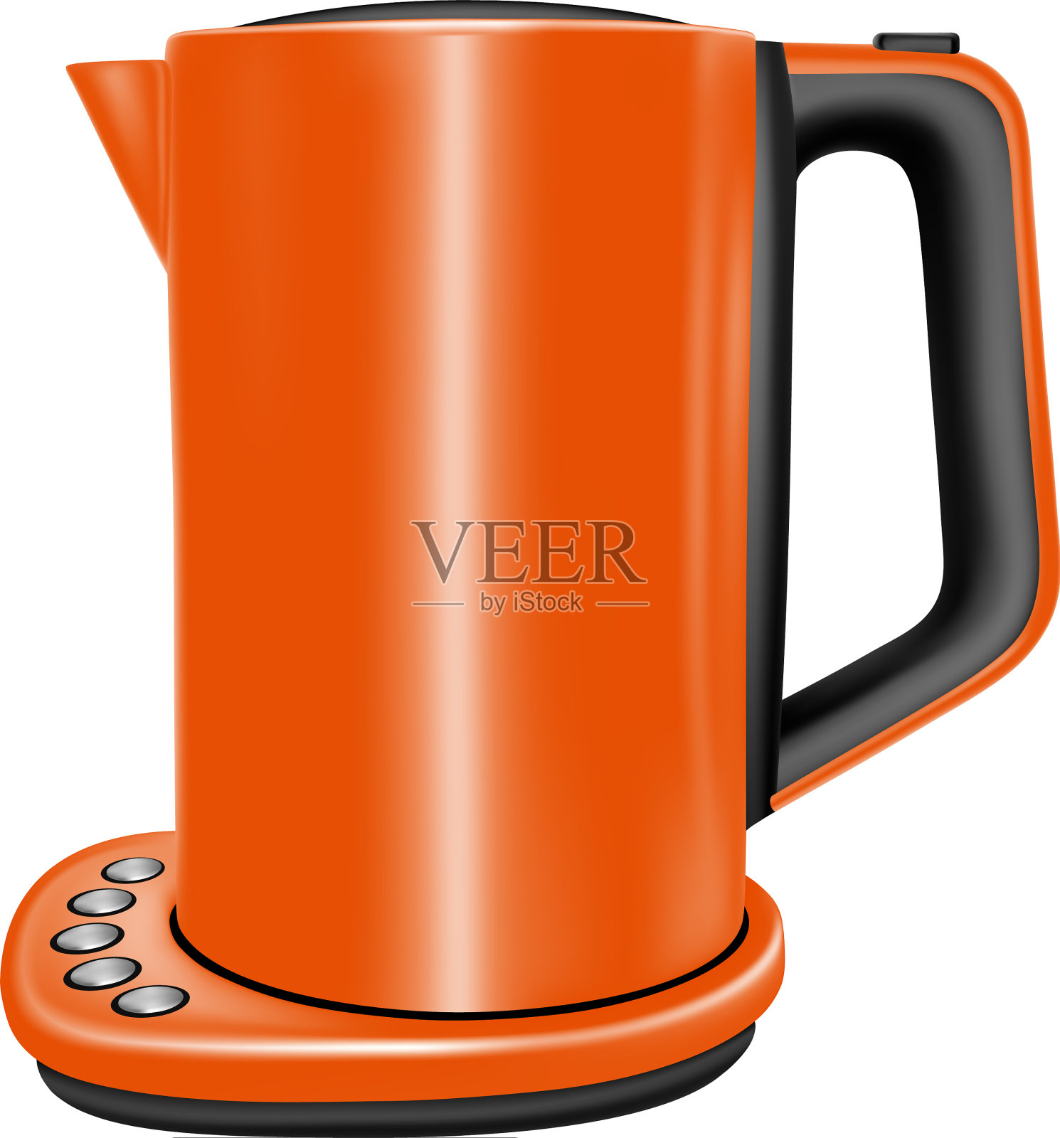 电热水壶的设计元素图片