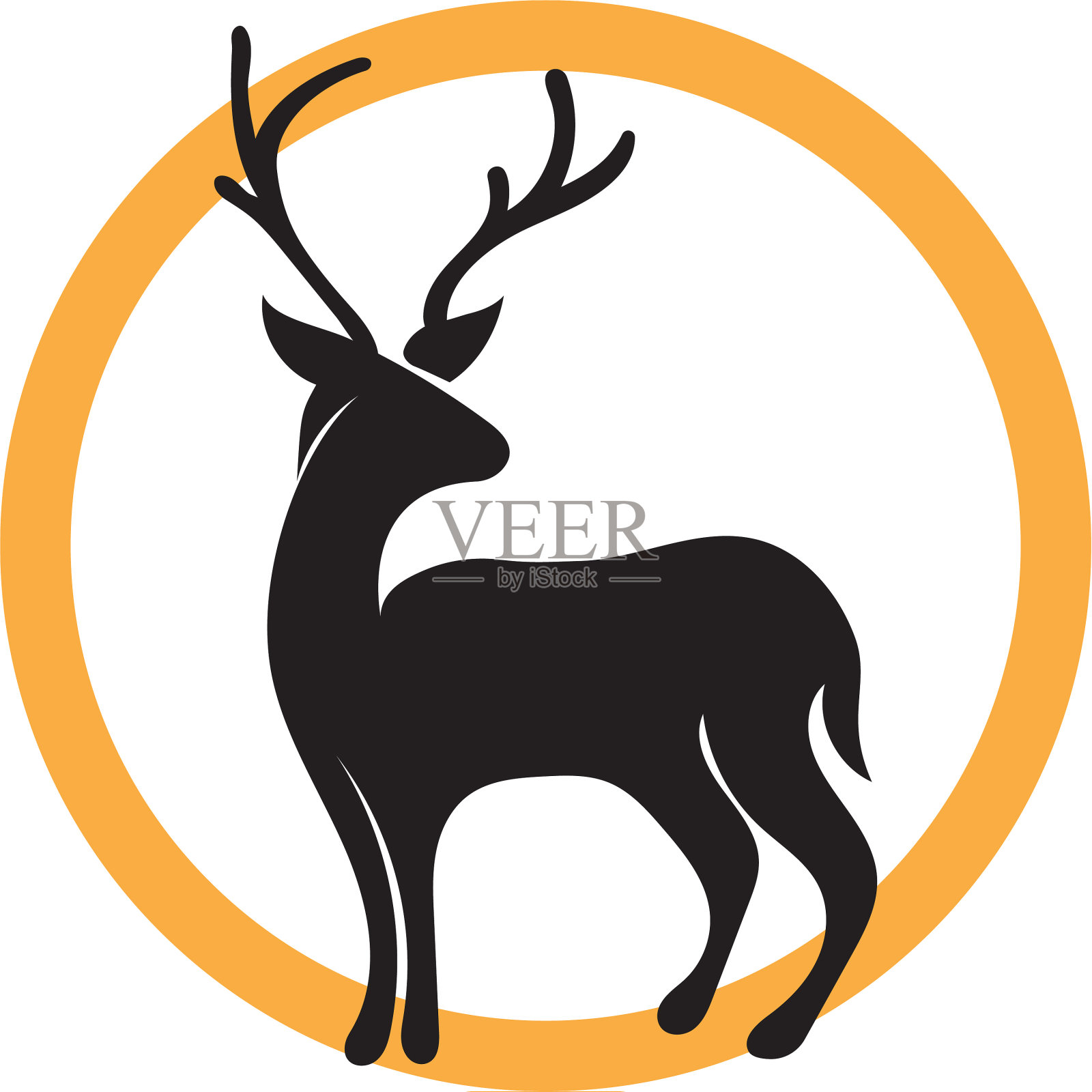 鹿图标设计设计元素图片