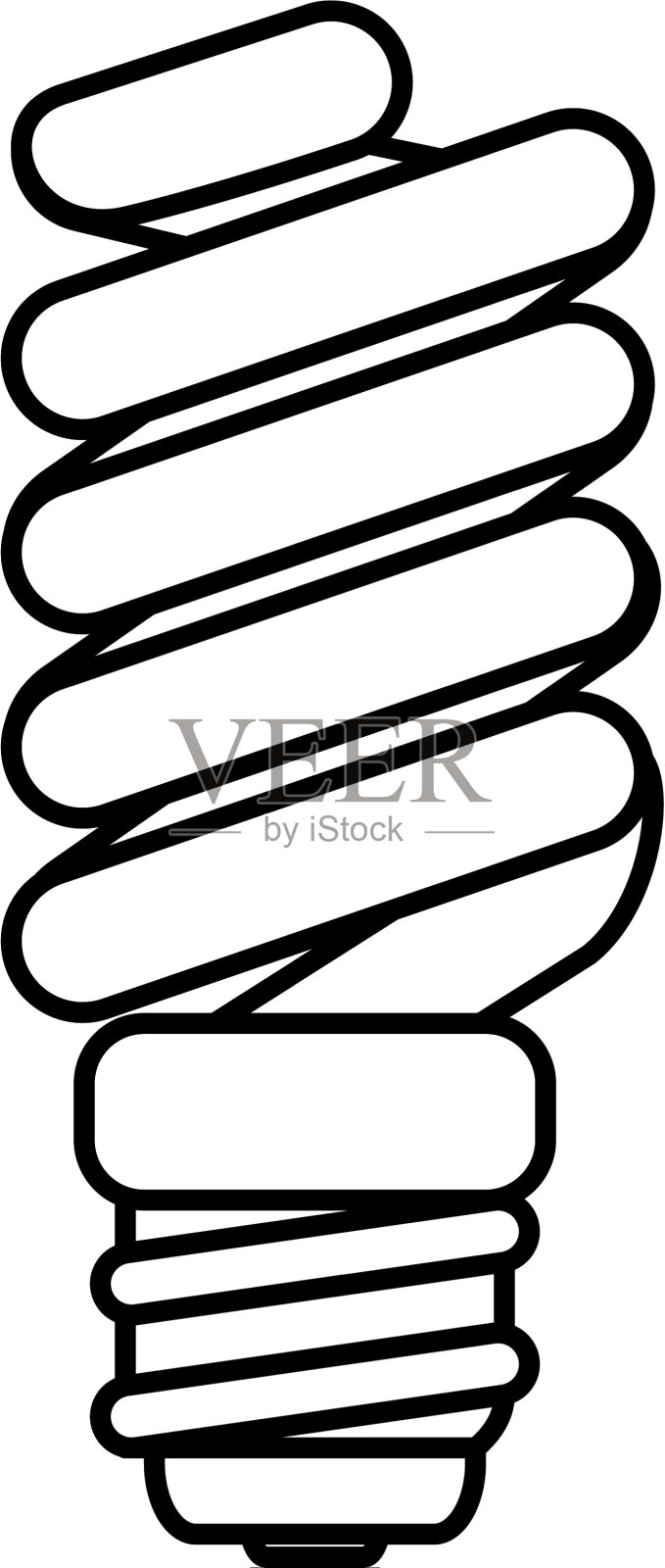 节能灯泡图标设计元素图片