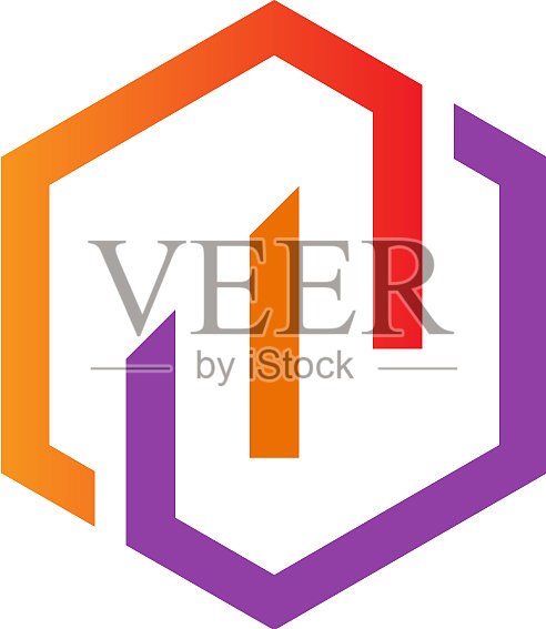 圆多边形线公司标志设计元素图片