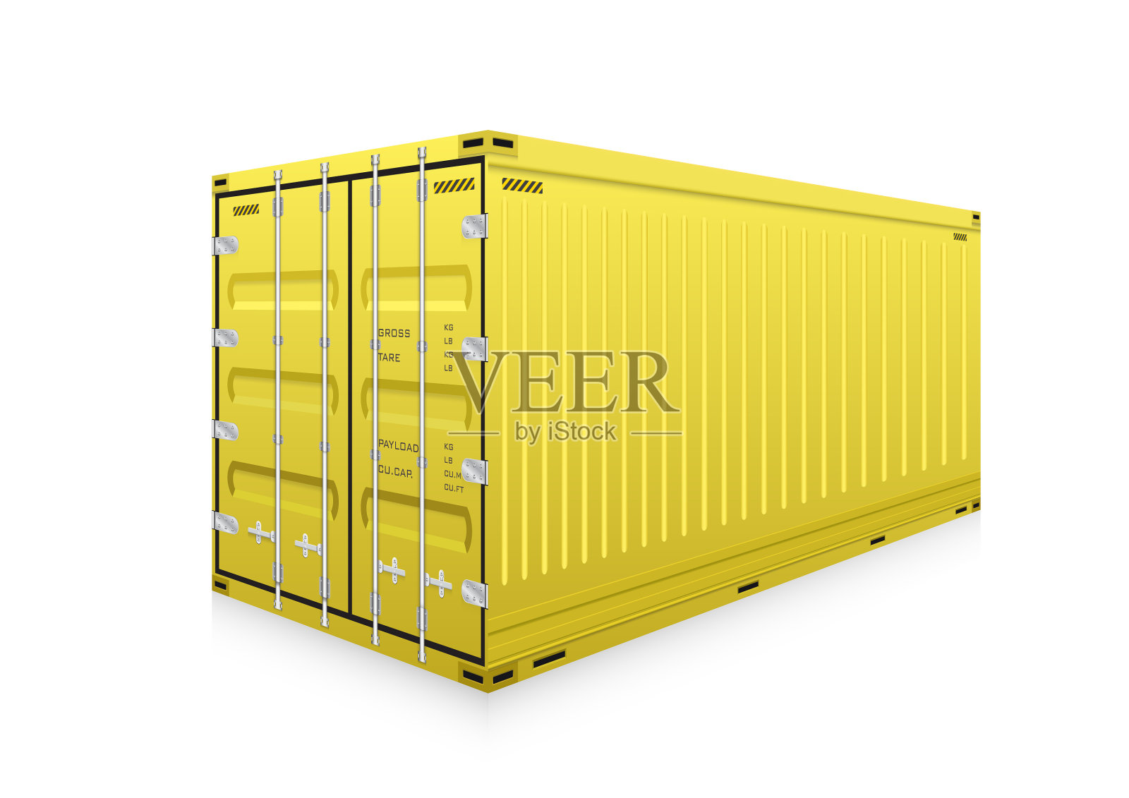 货物集装箱设计元素图片