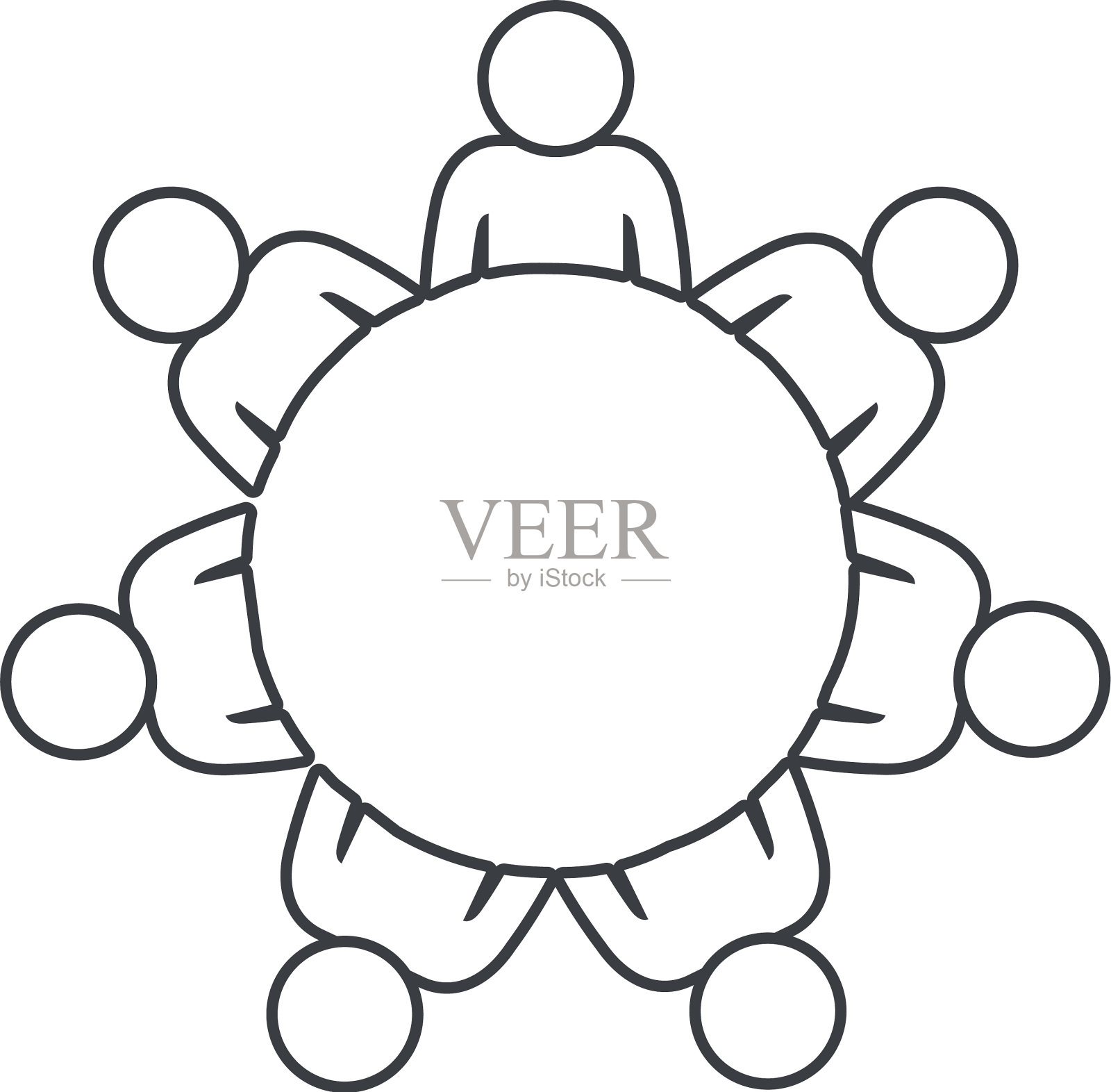 男子象形图卡通图标素材