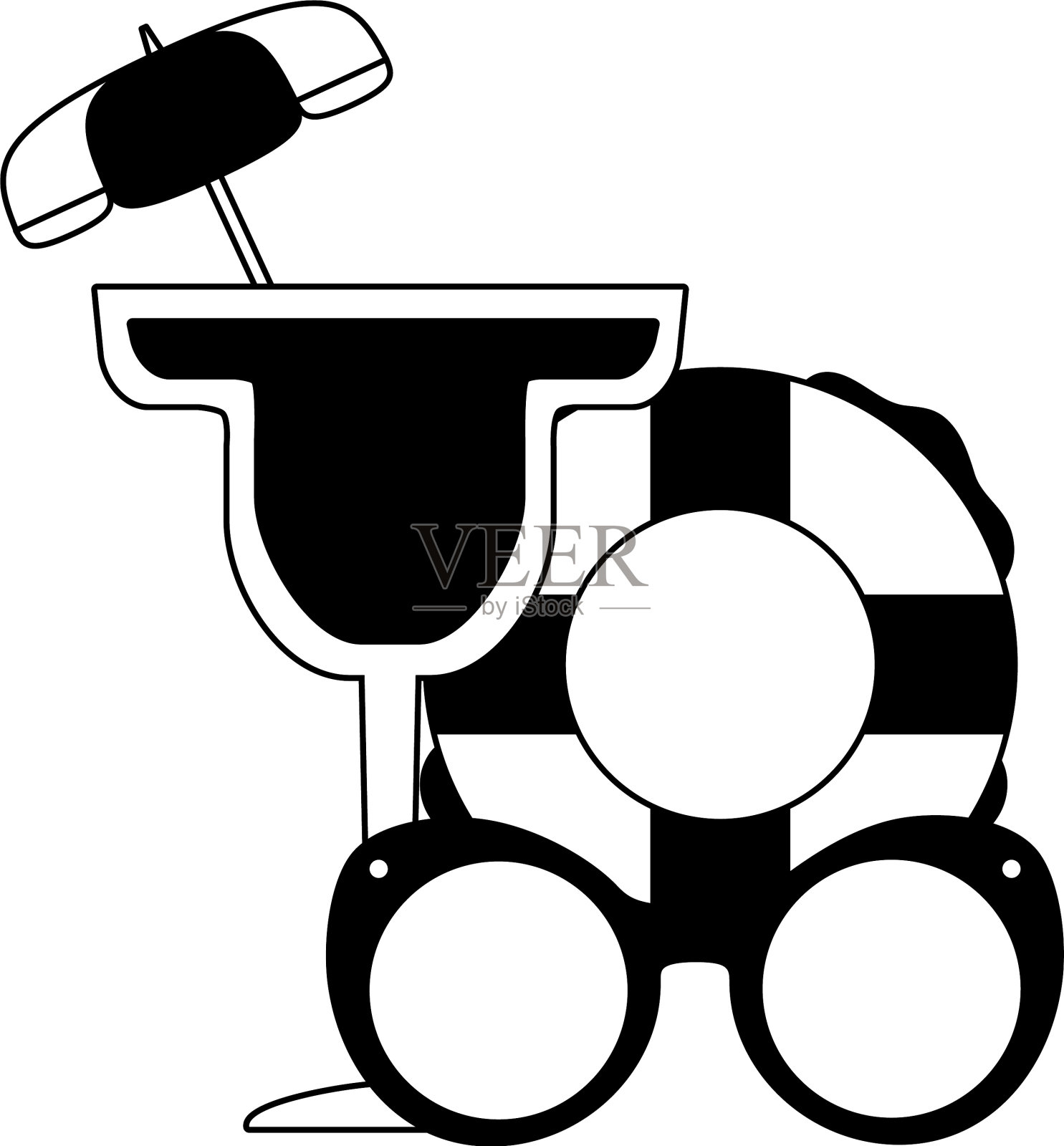 暑假海报设计元素图片