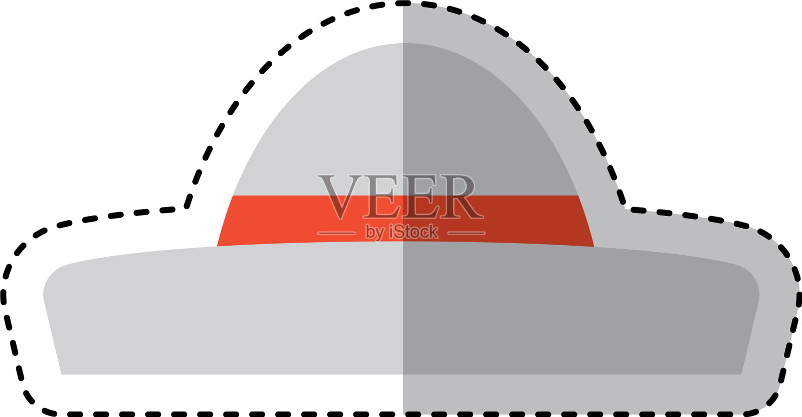 典型的拉丁美洲帽子设计元素图片