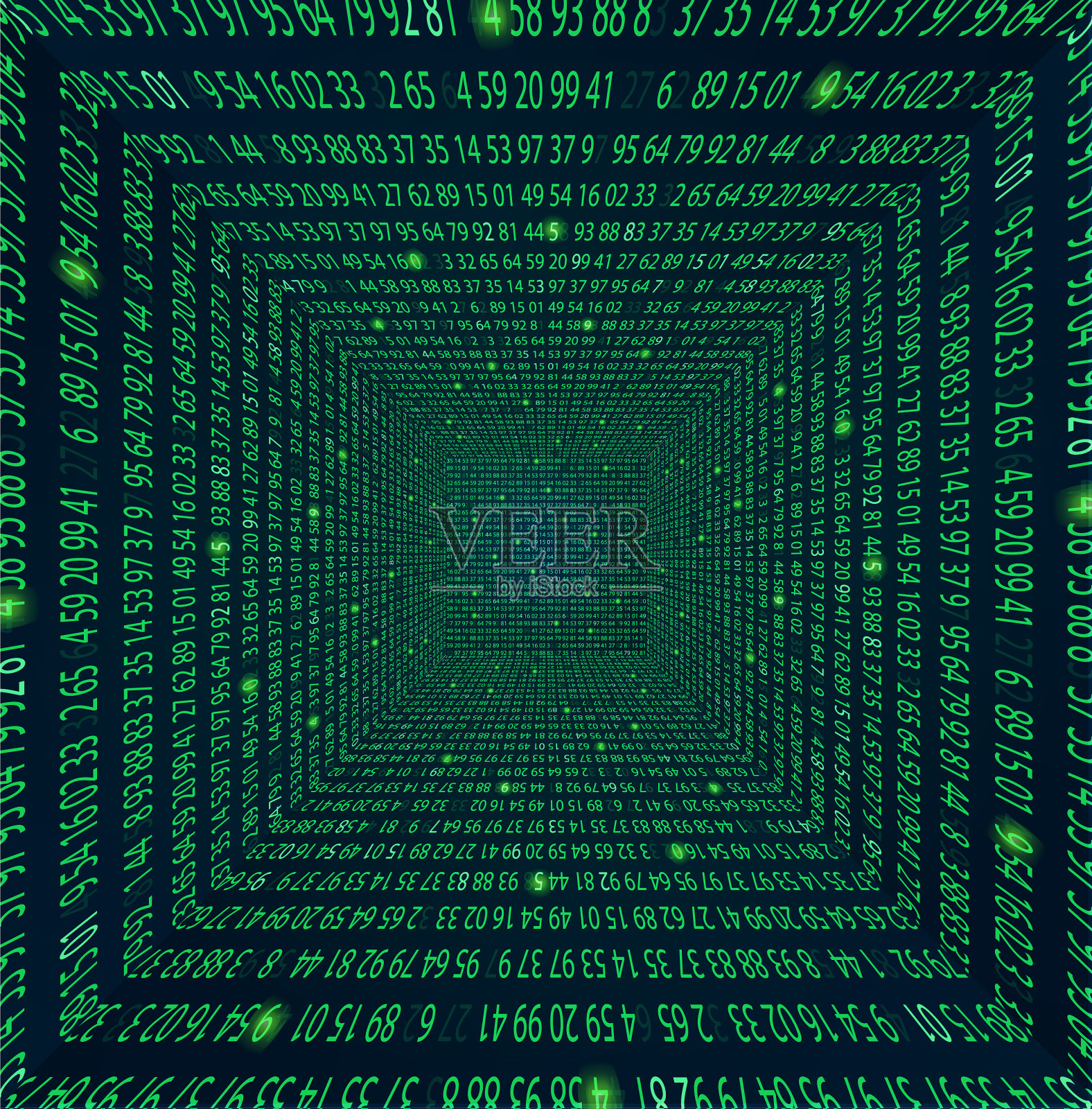 模板编码和绿色编程主题设计模板素材