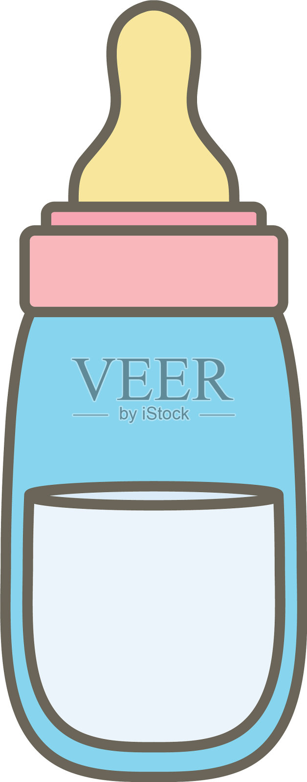 奶瓶配件图标设计元素图片