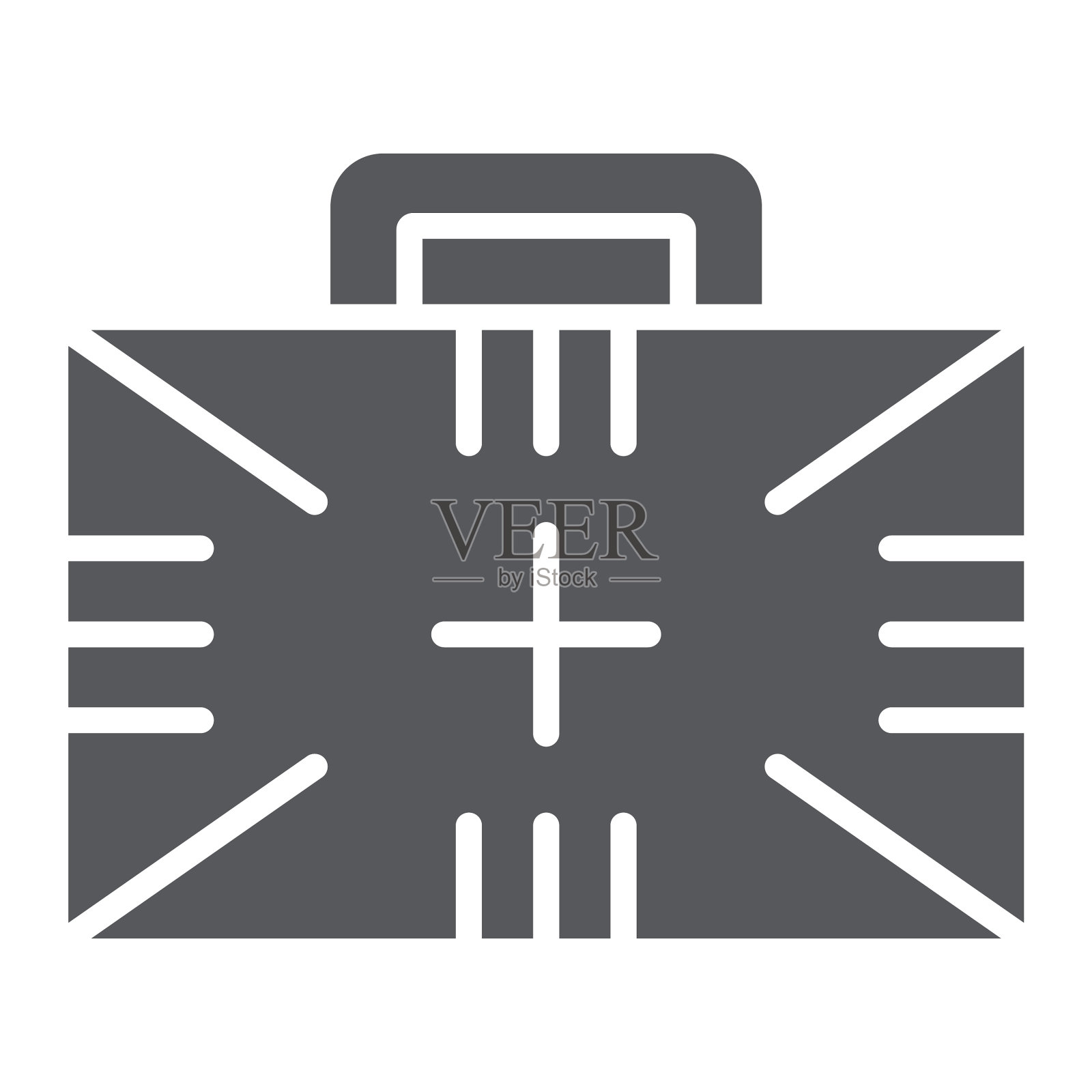 急救箱符号框和紧急情况图标图标素材