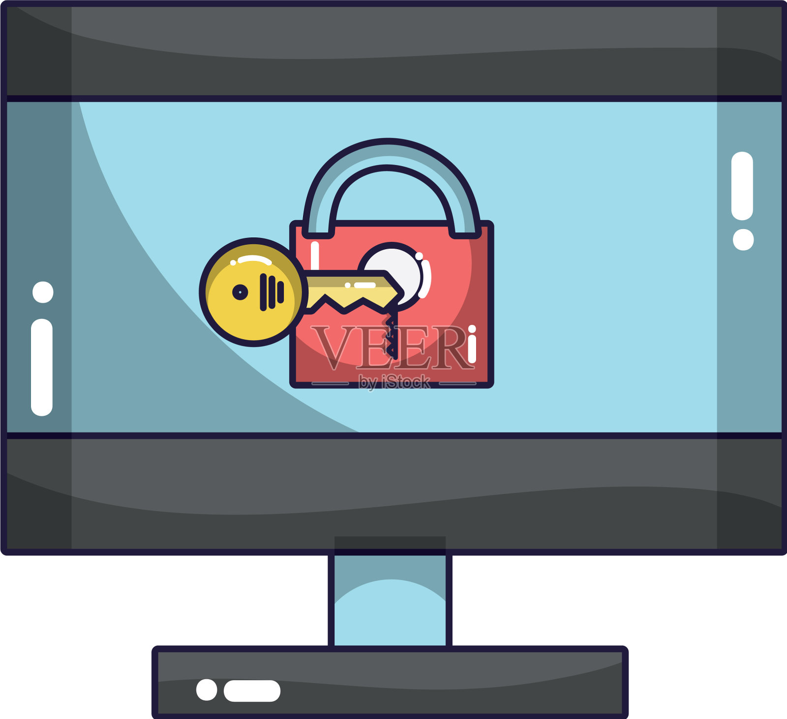 技术计算卡通设计元素图片