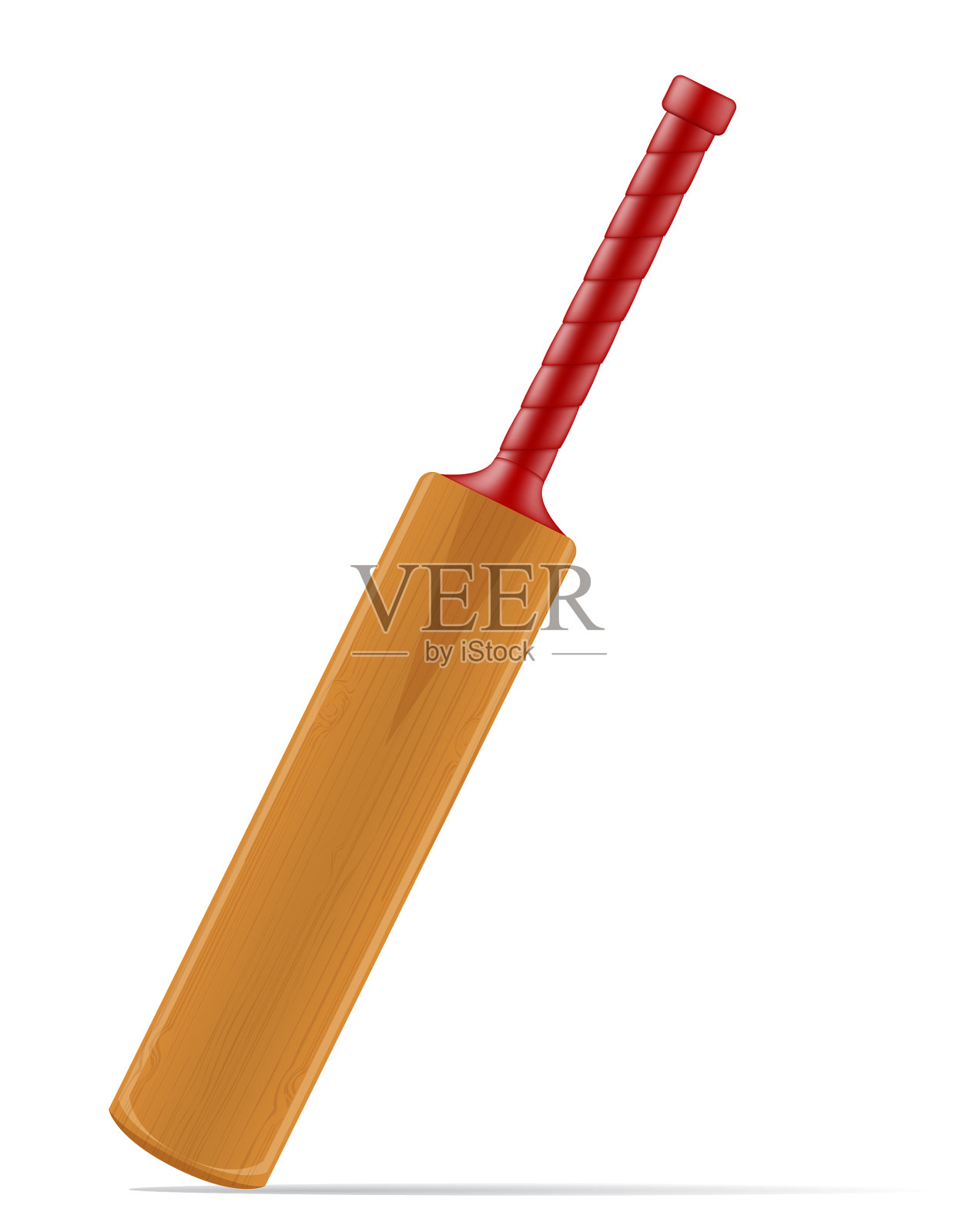 一种体育用品用的板球棒设计元素图片