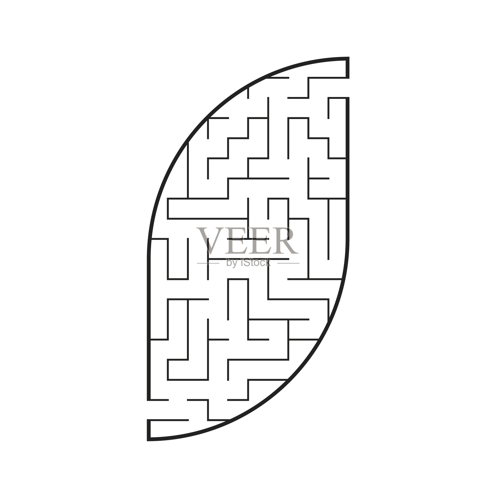 益智益智的抽象迷宫游戏设计元素图片