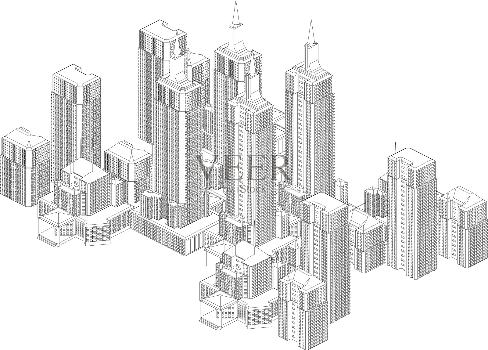 帧whitebuildings设计元素图片