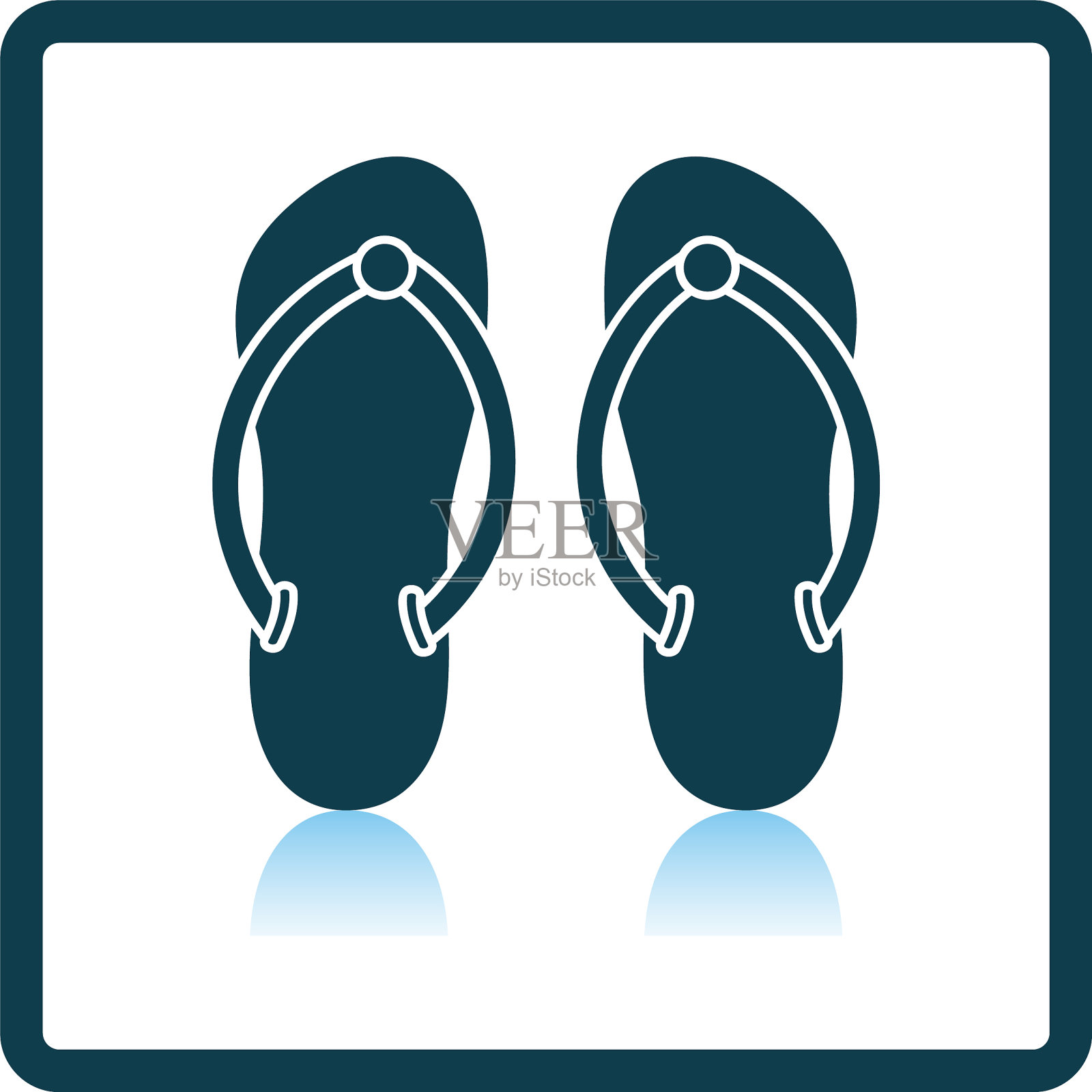 spa拖鞋图标设计元素图片