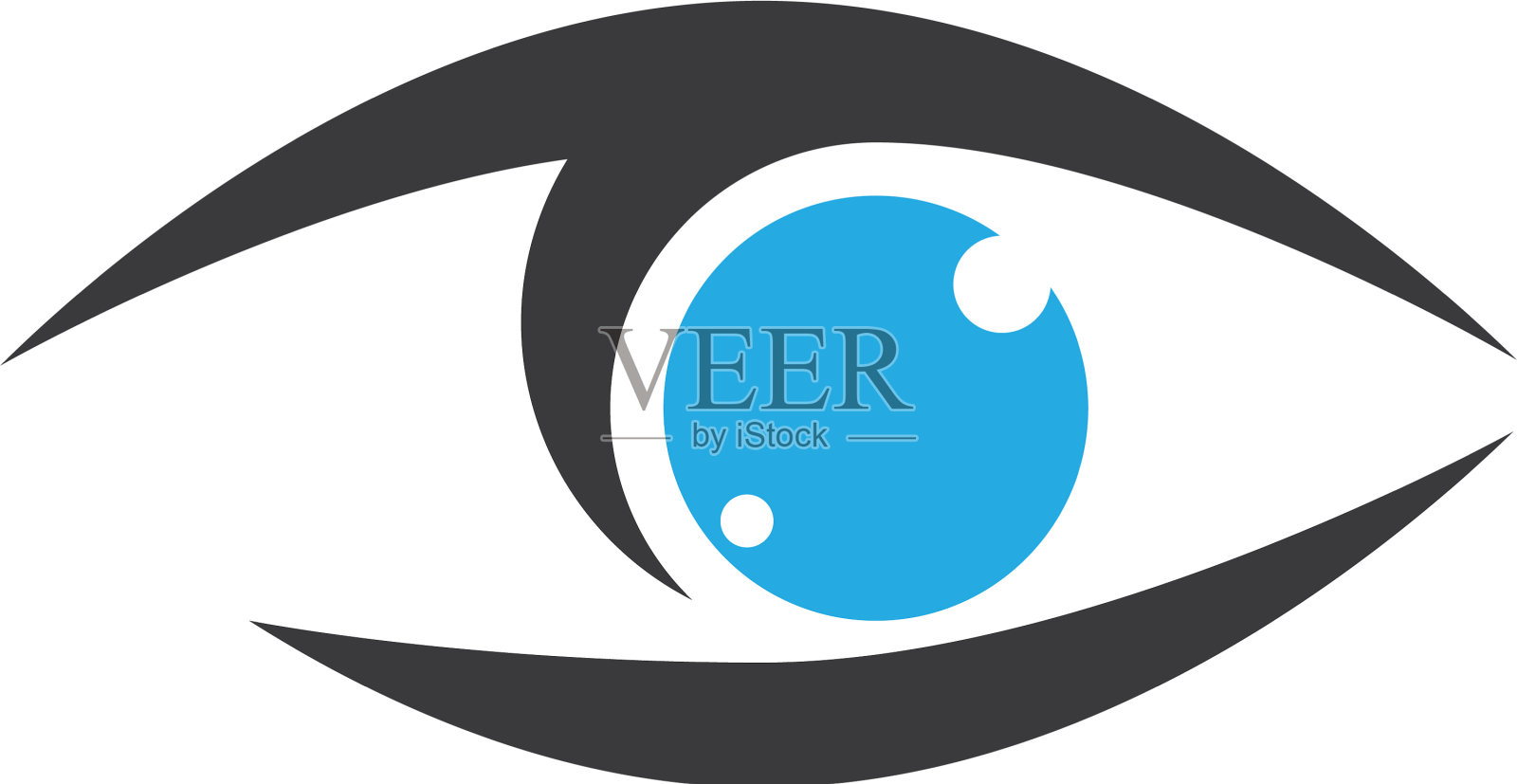 眼睛符号设计设计元素图片