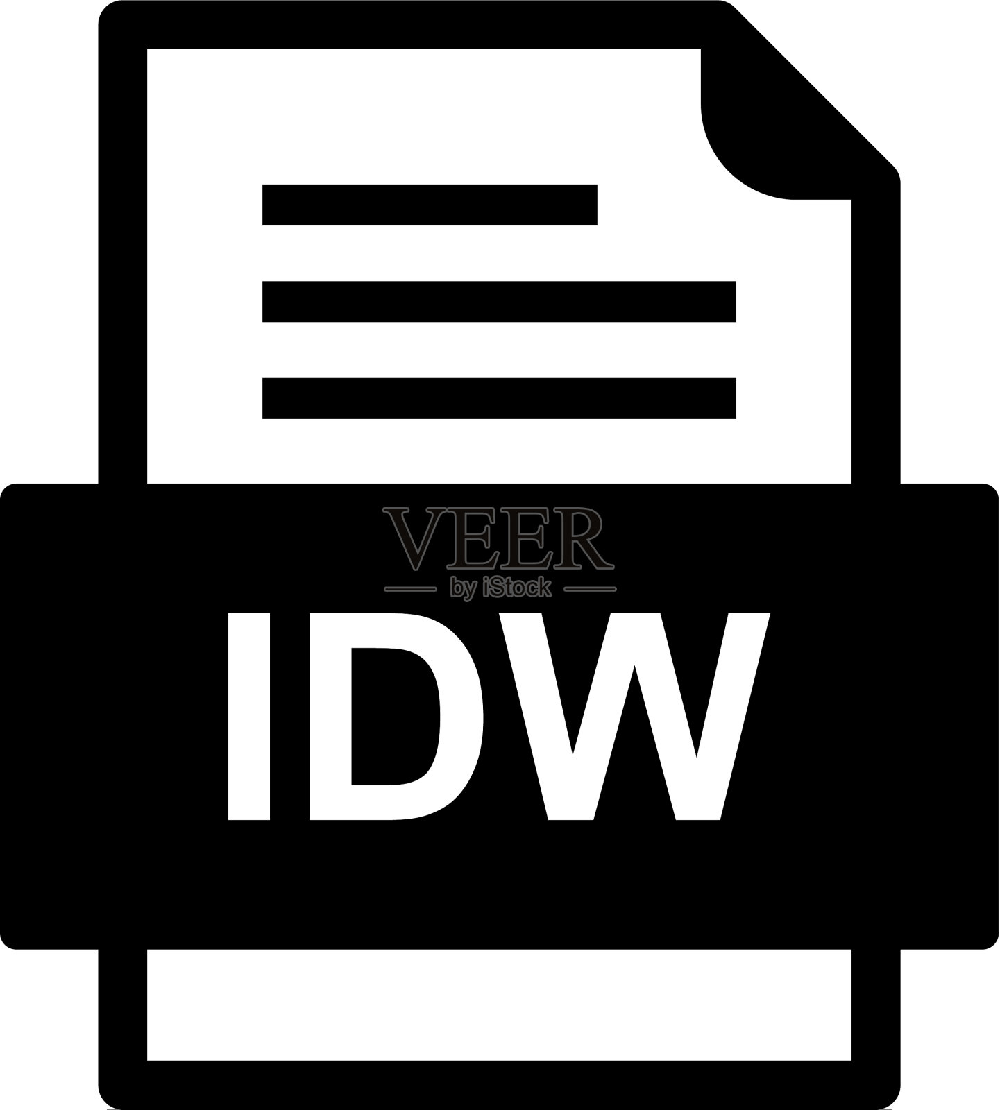 Idw文件文档图标图标素材