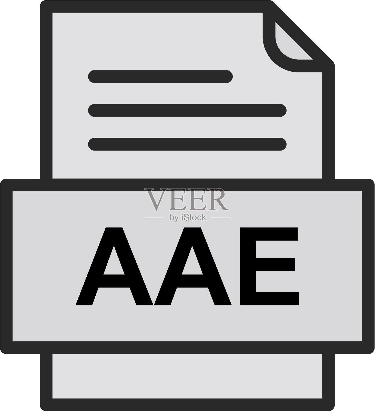 Aae文件文档图标图标素材