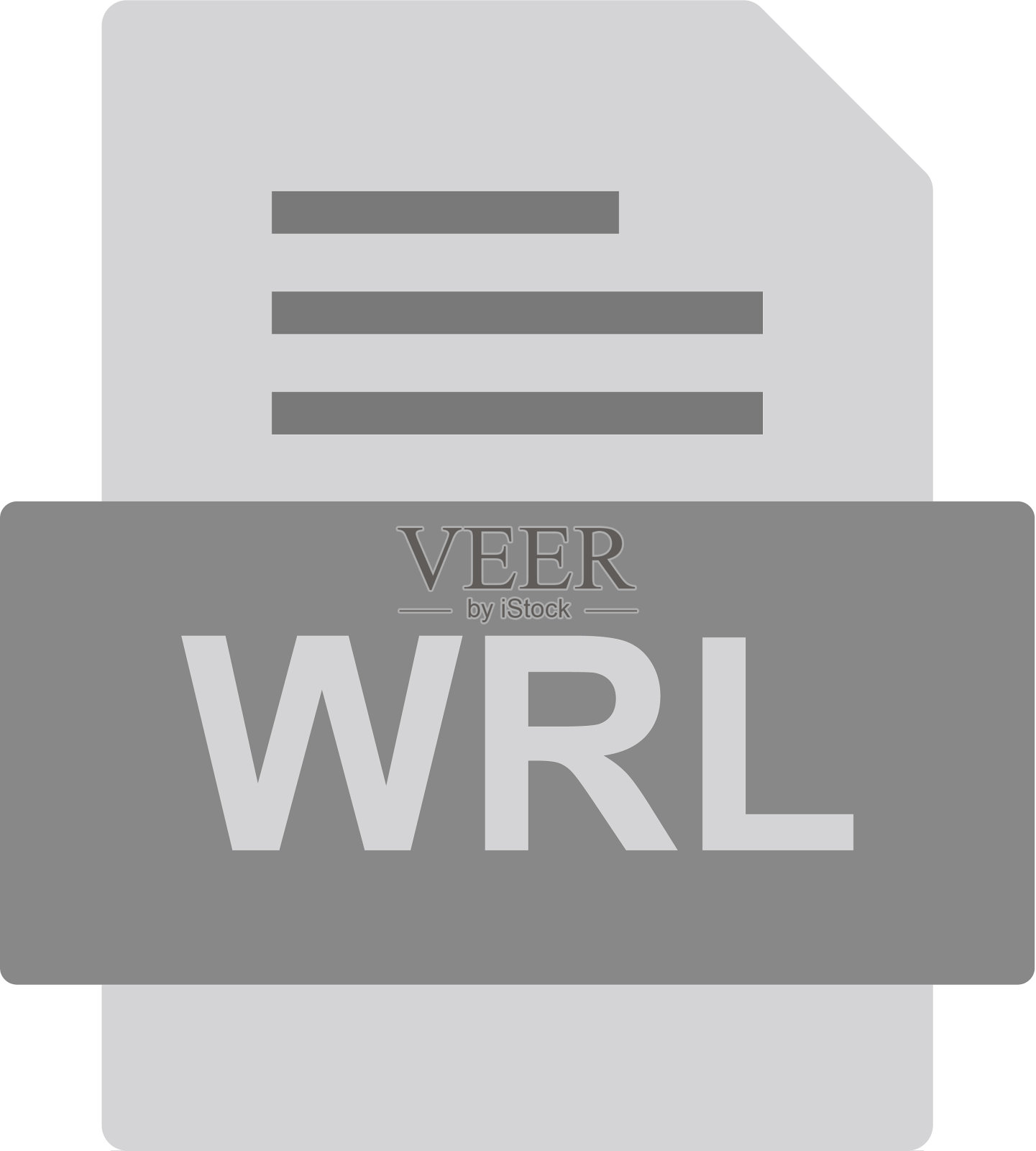 WRL文件文档图标设计元素图片