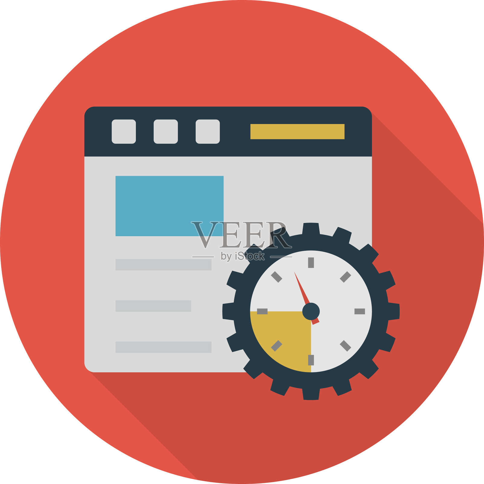 浏览器插画图片素材